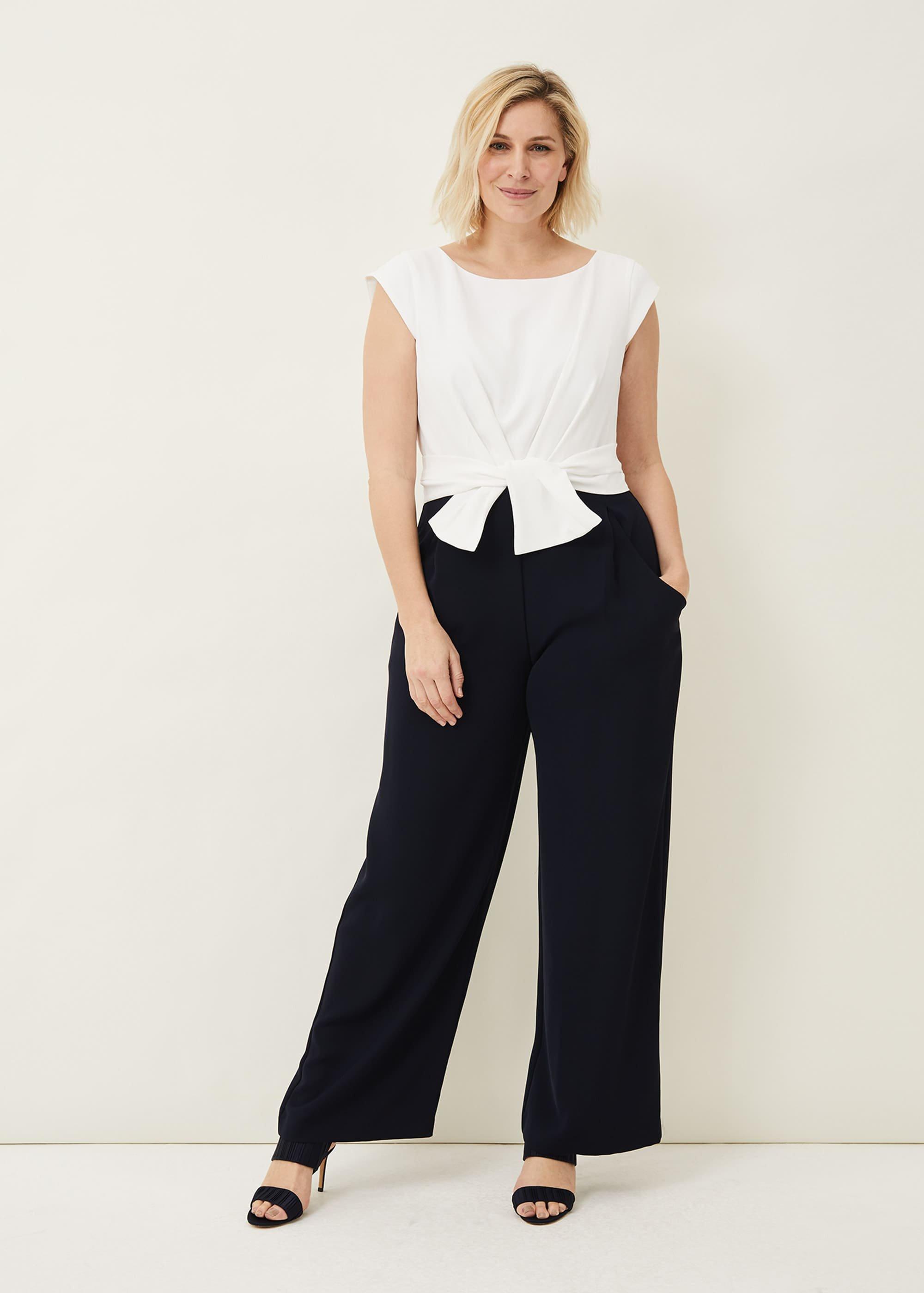 Janey Knot Detail Jumpsuit