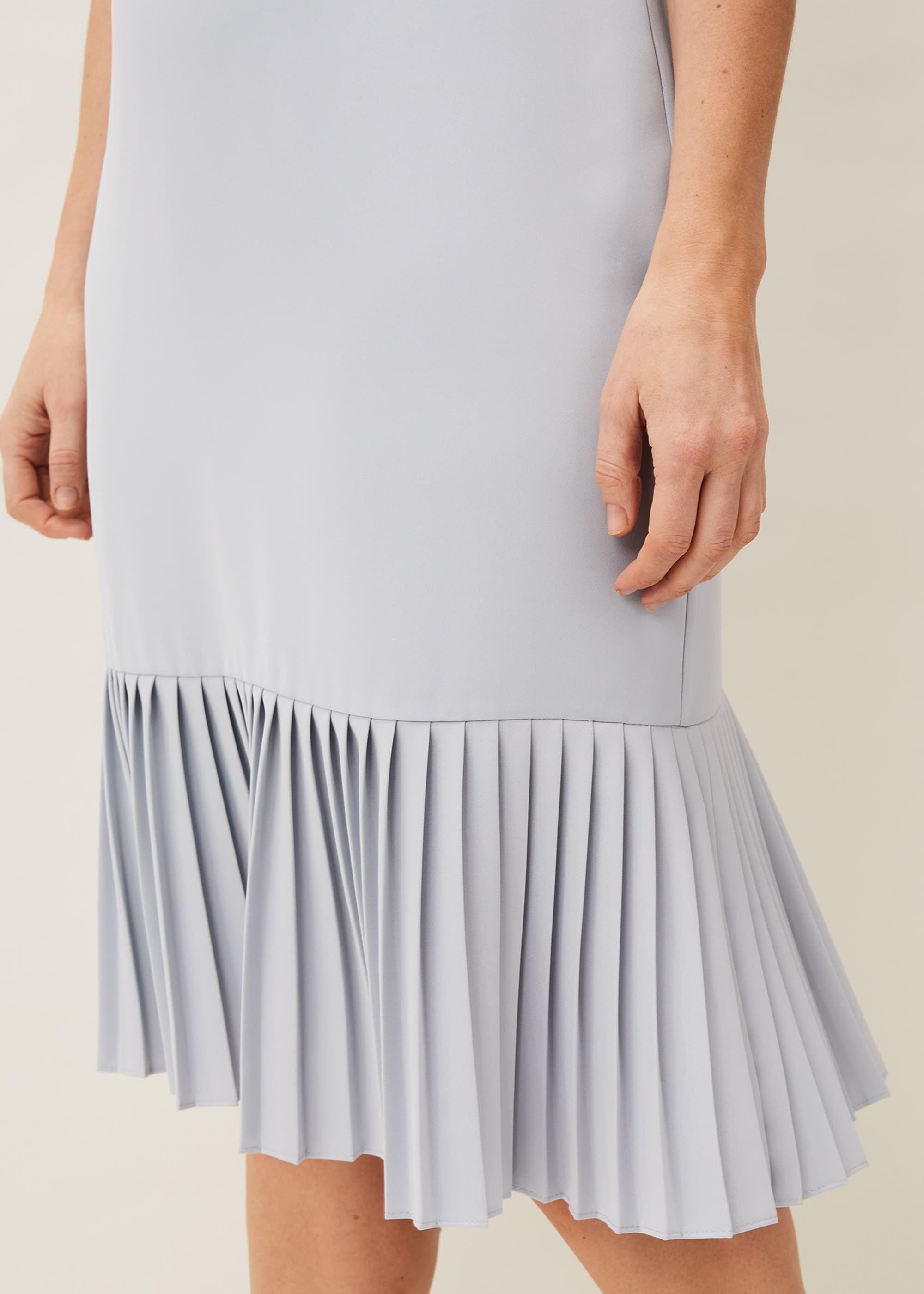 Nikia Pleated Hem Dress