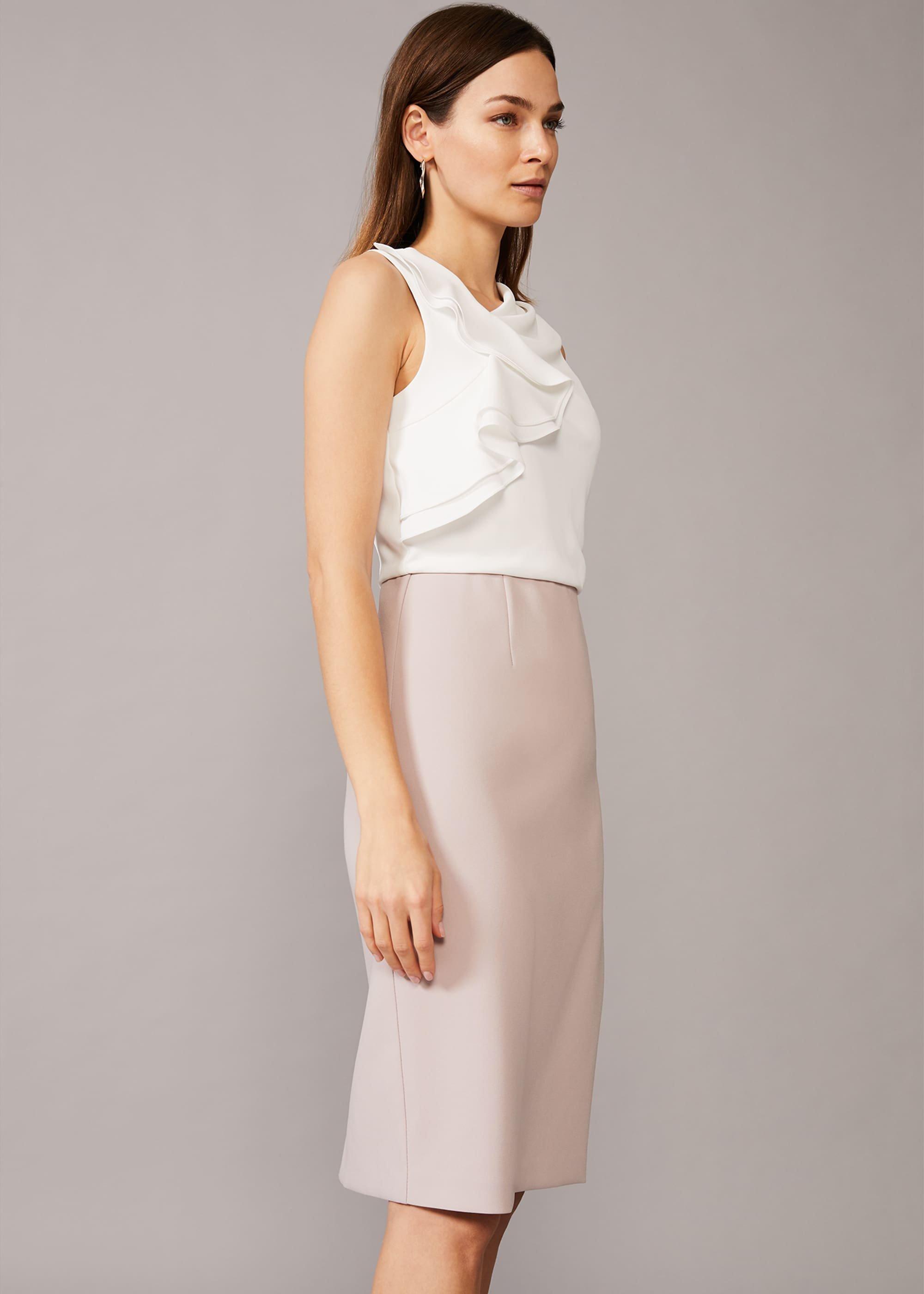 Maeve Frill Fitted Dress