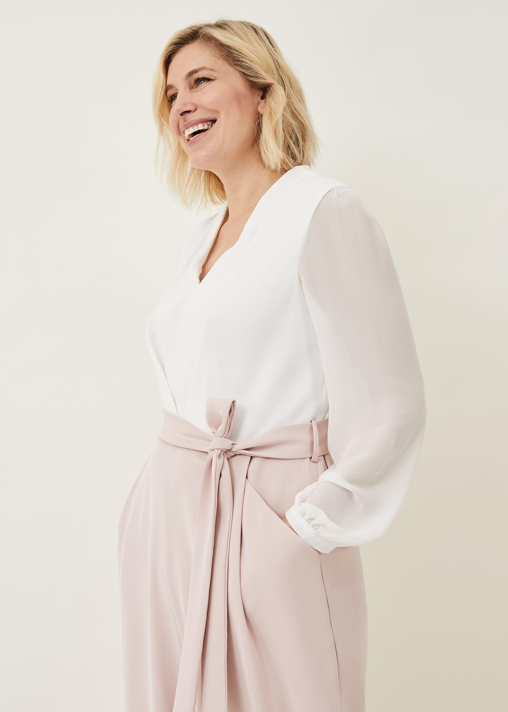 Audrey Blouson Sleeve Jumpsuit