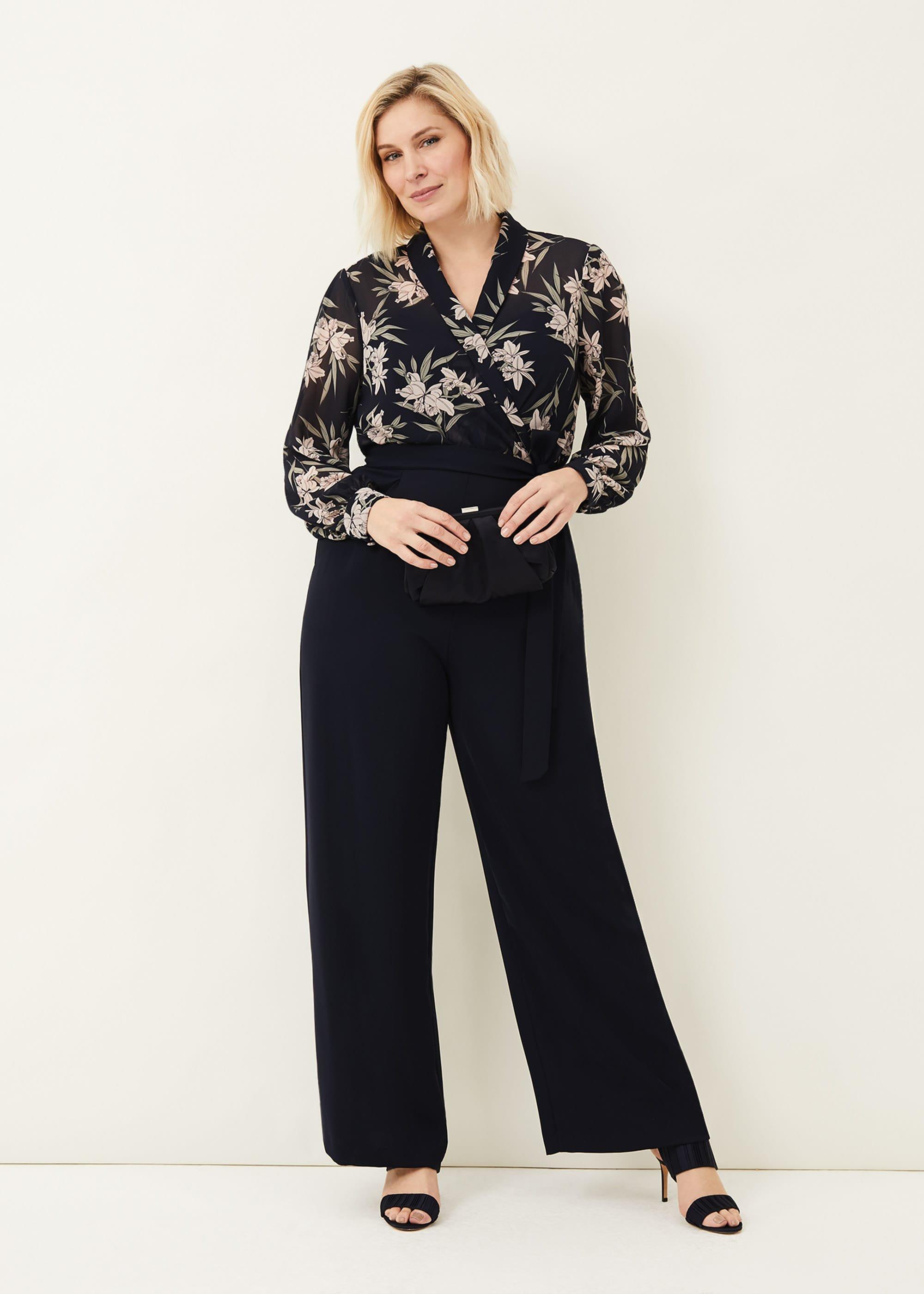 Gracen Palm Print Jumpsuit