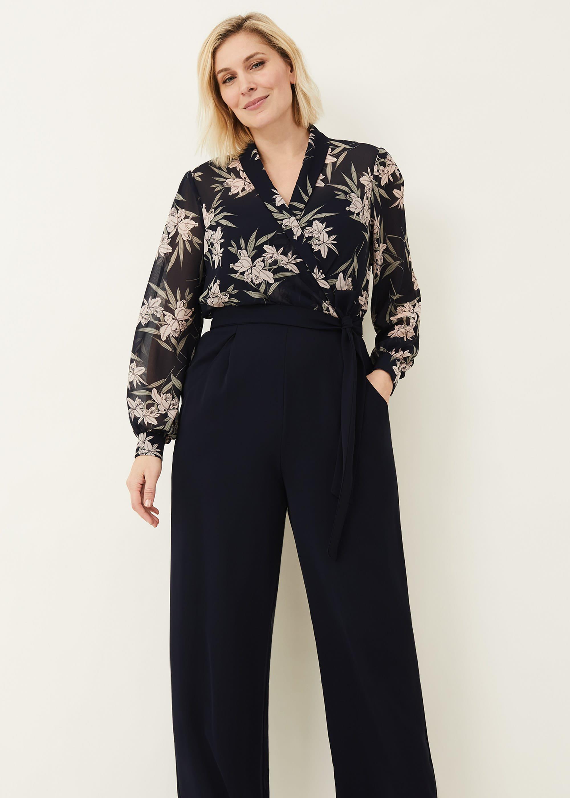 Gracen Palm Print Jumpsuit