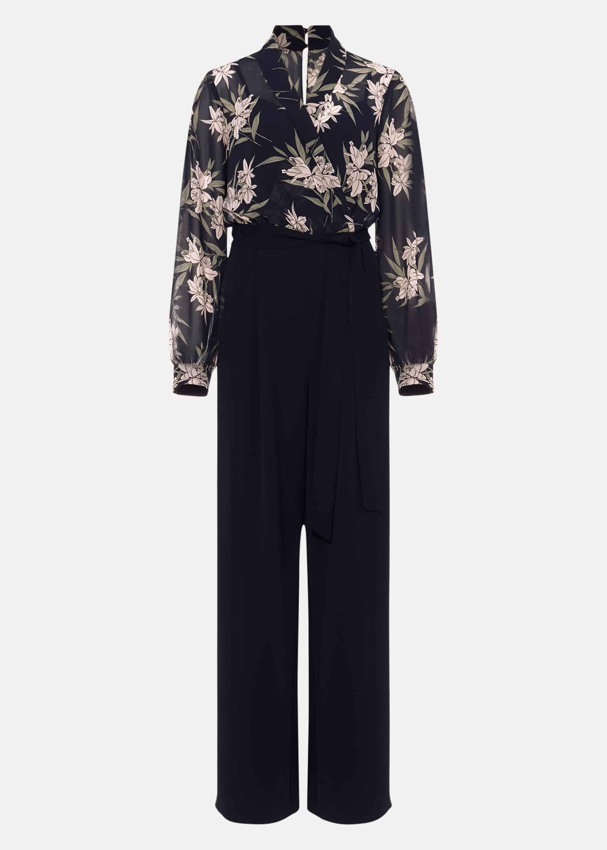Gracen Palm Print Jumpsuit