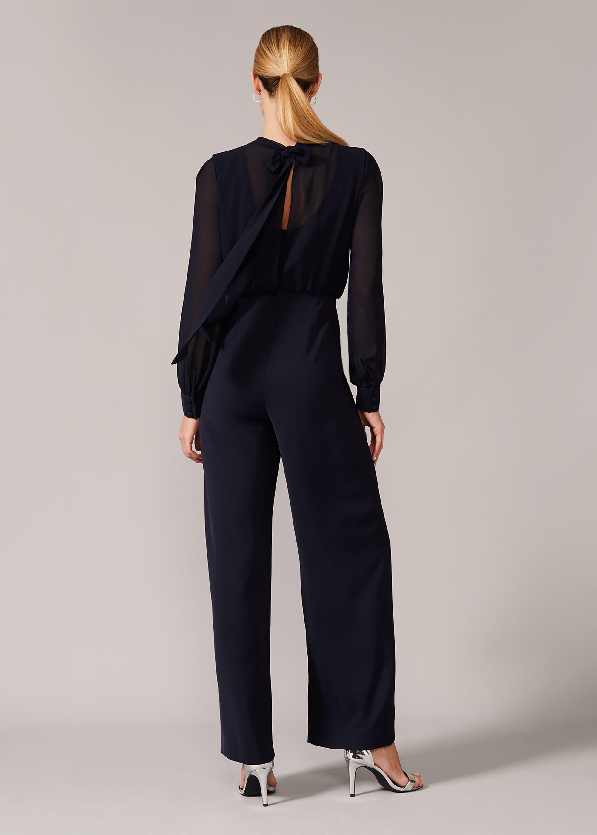 Jass Chiffon Bodice Jumpsuit