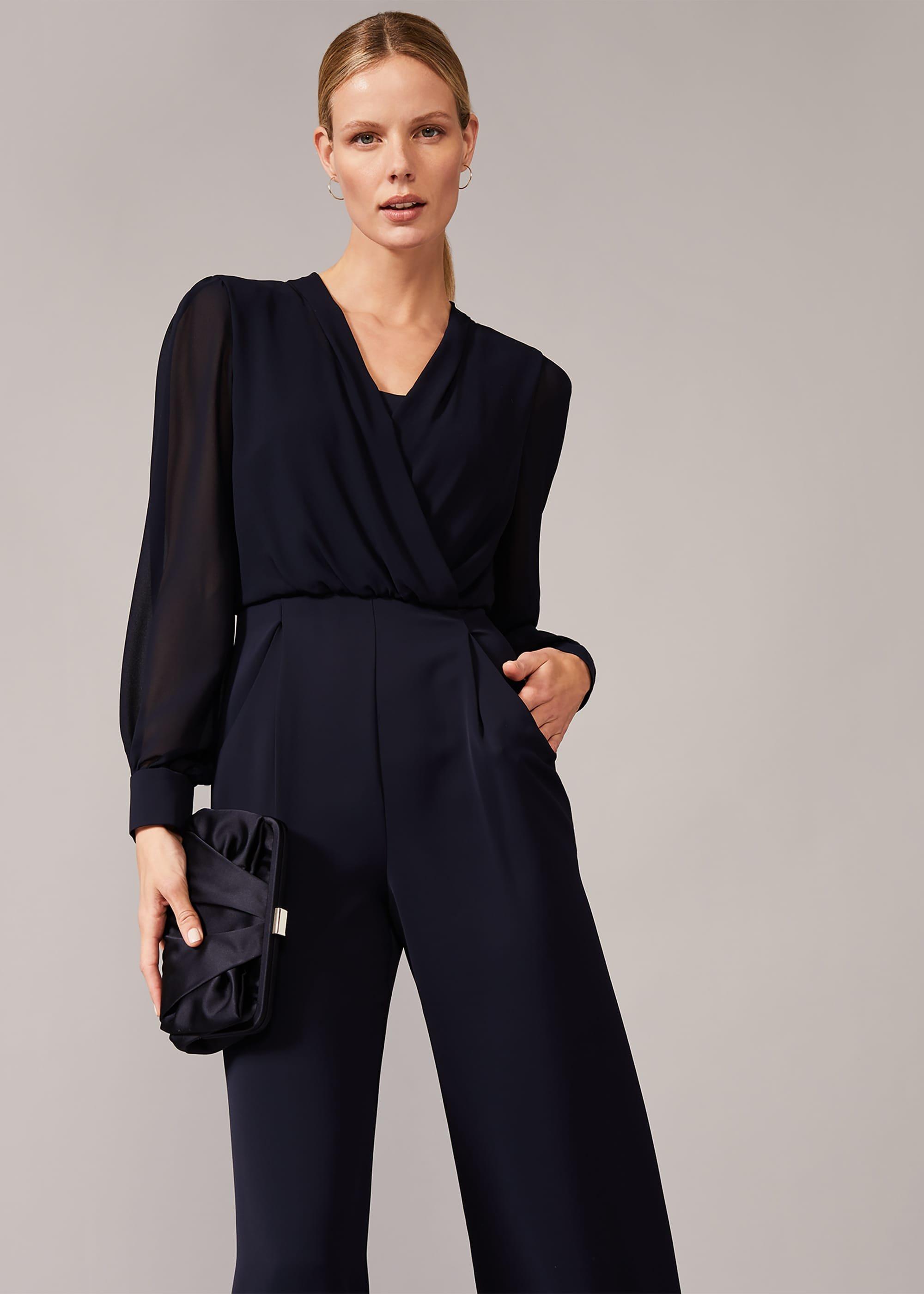 Jass Chiffon Bodice Jumpsuit