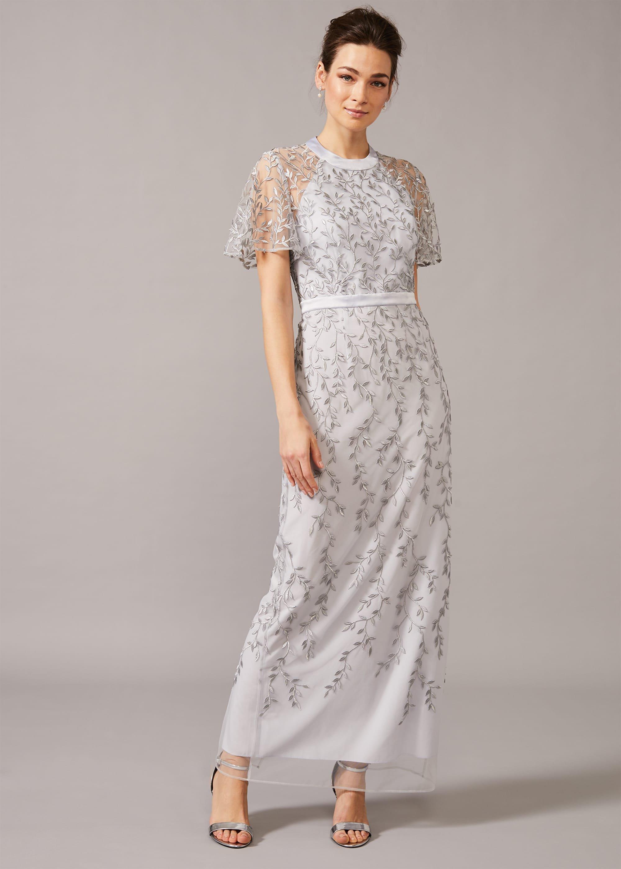 Elsbeth Trailing Leaf Dress