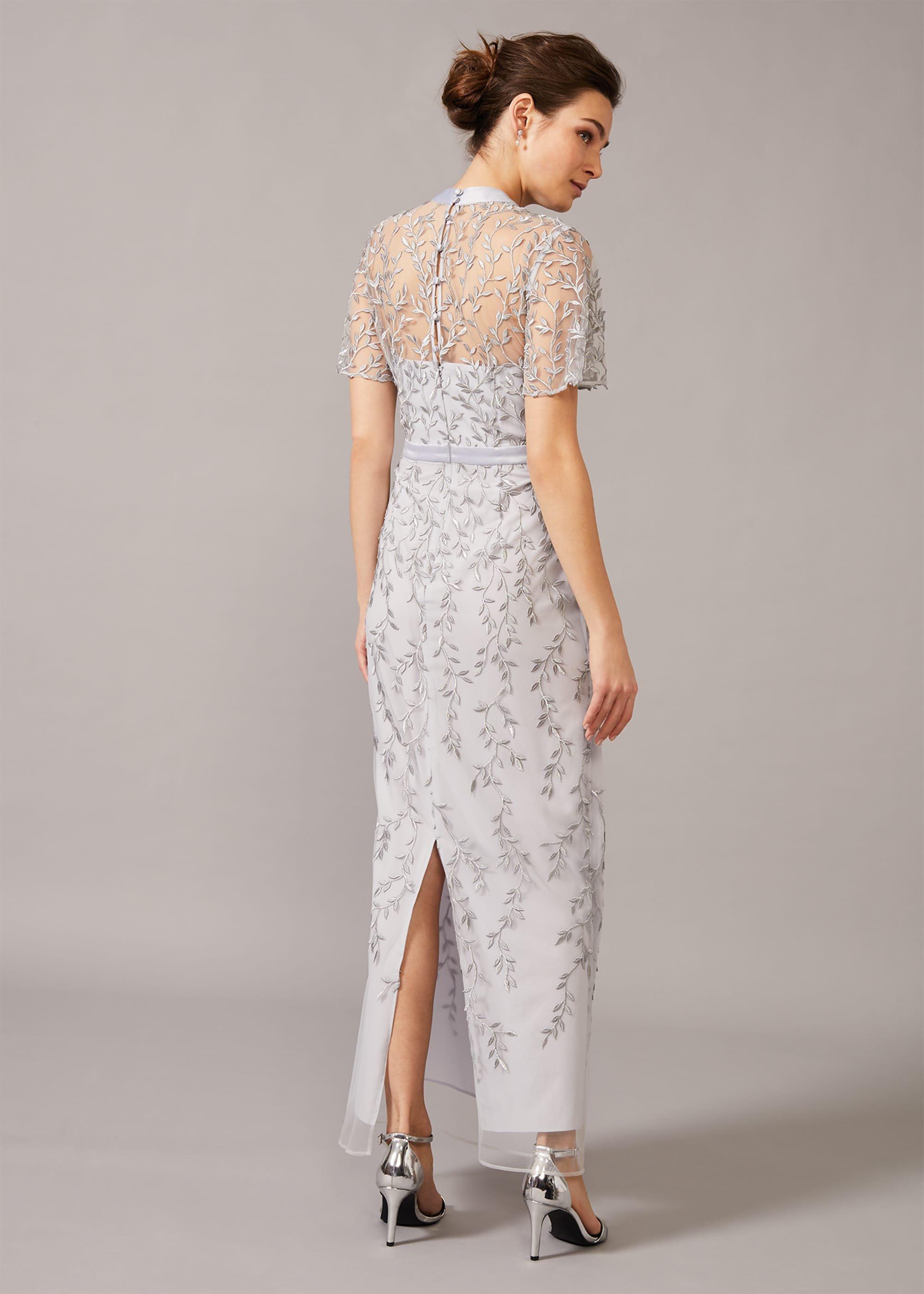 Elsbeth Trailing Leaf Dress