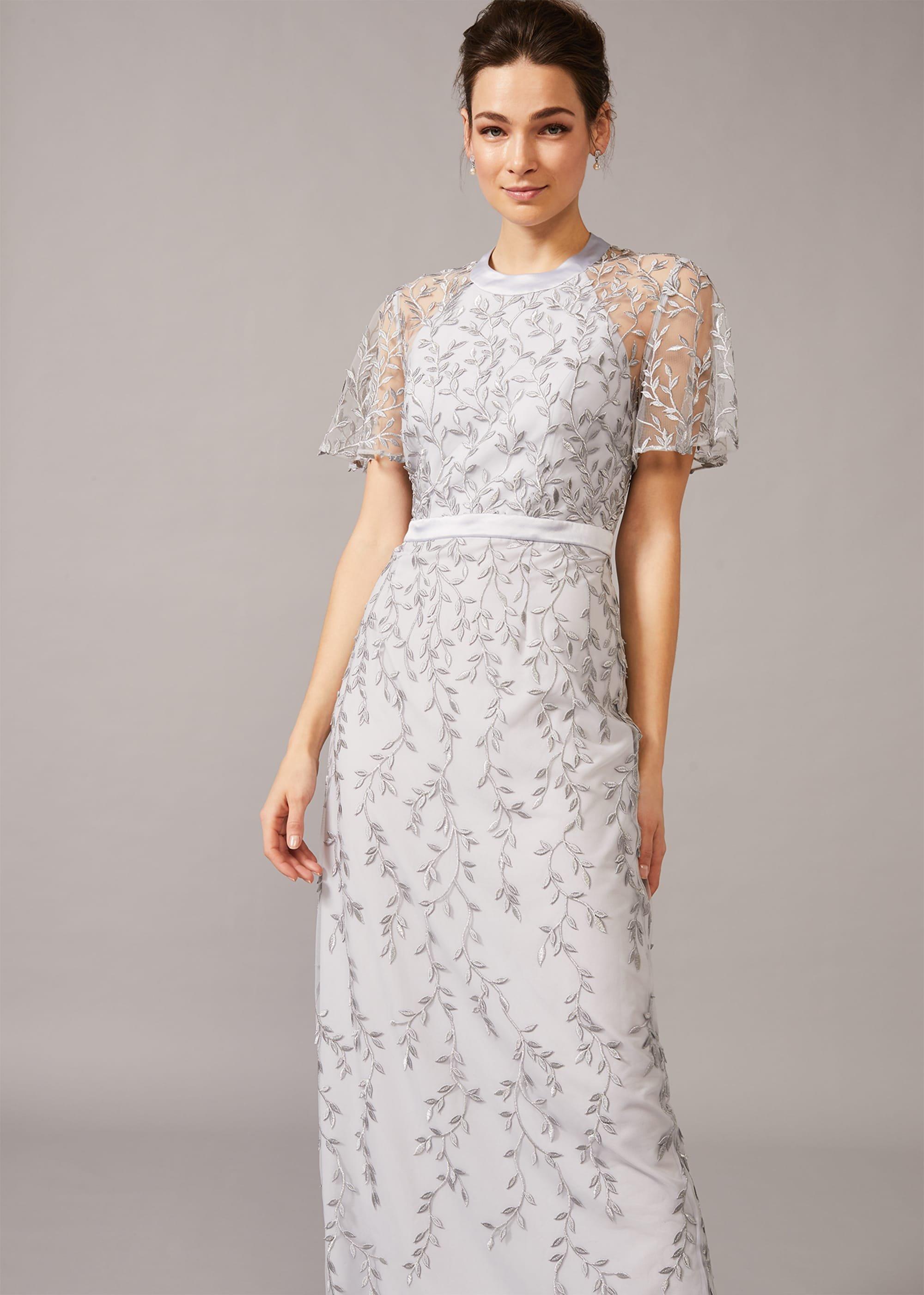 Elsbeth Trailing Leaf Dress