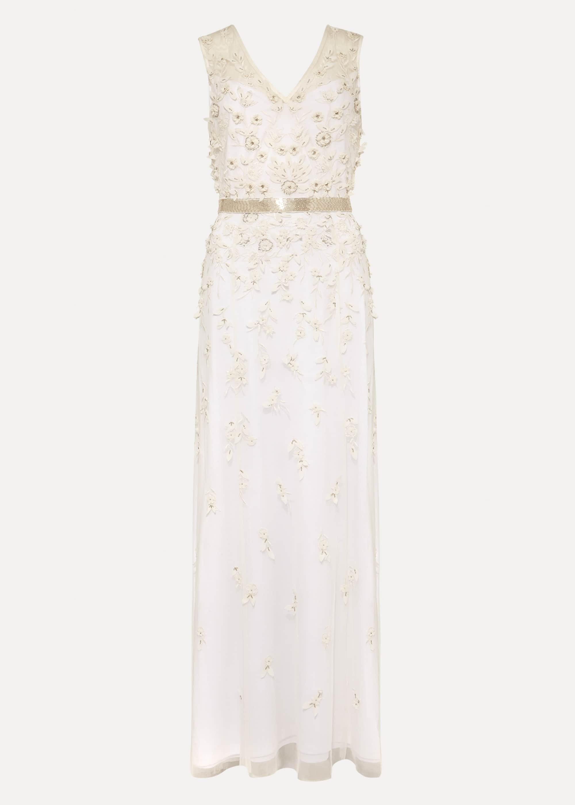 Frida Floral Applique Wedding Dress