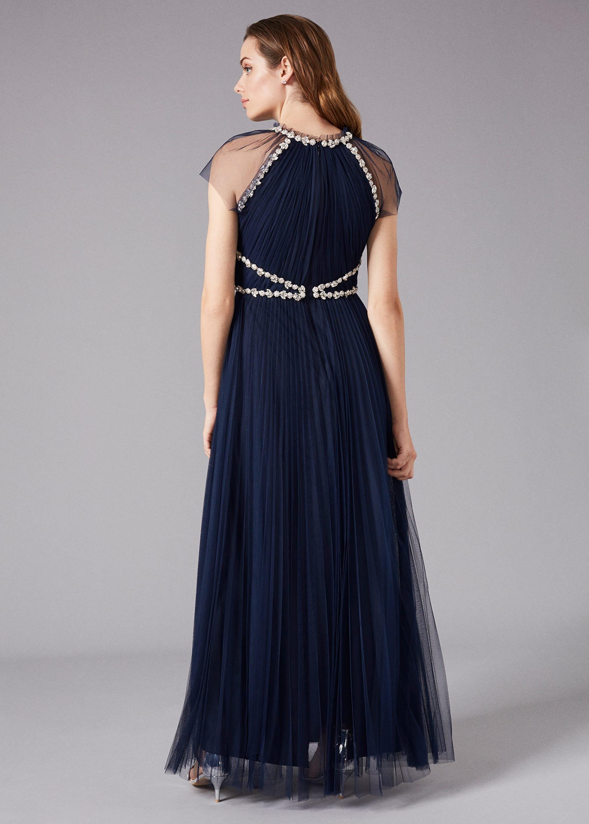 Gerona Pleated Tulle Dress