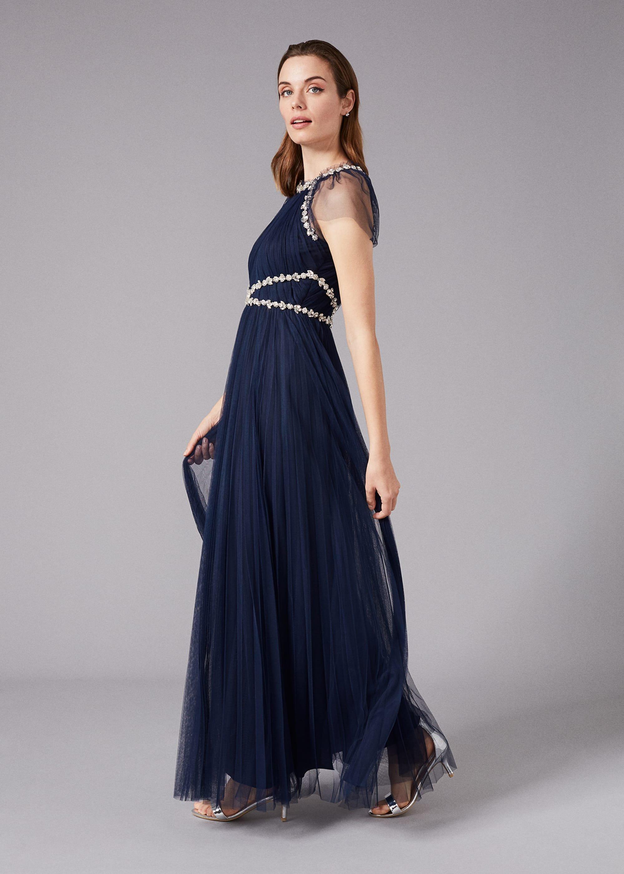 Gerona Pleated Tulle Dress