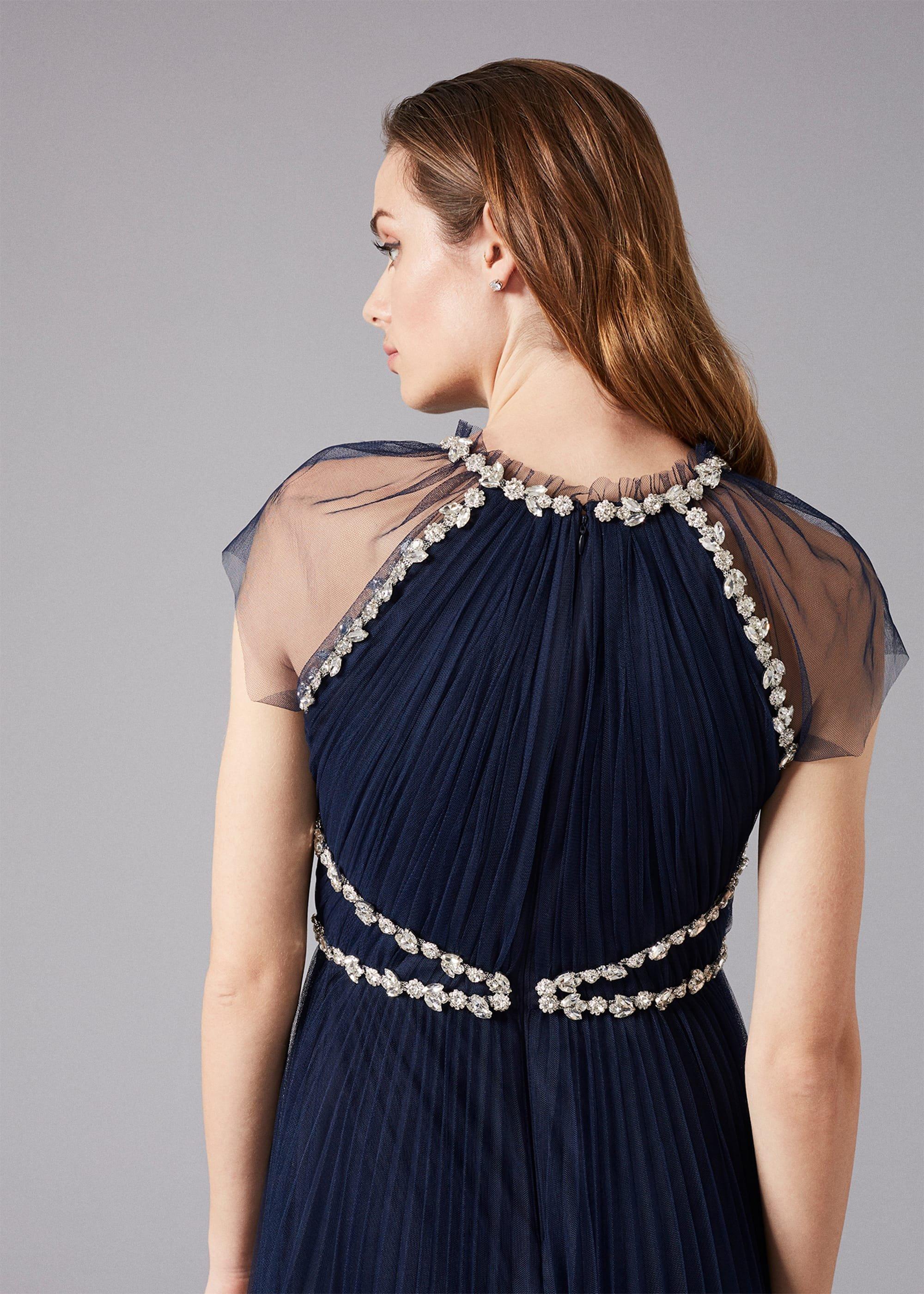 Gerona Pleated Tulle Dress