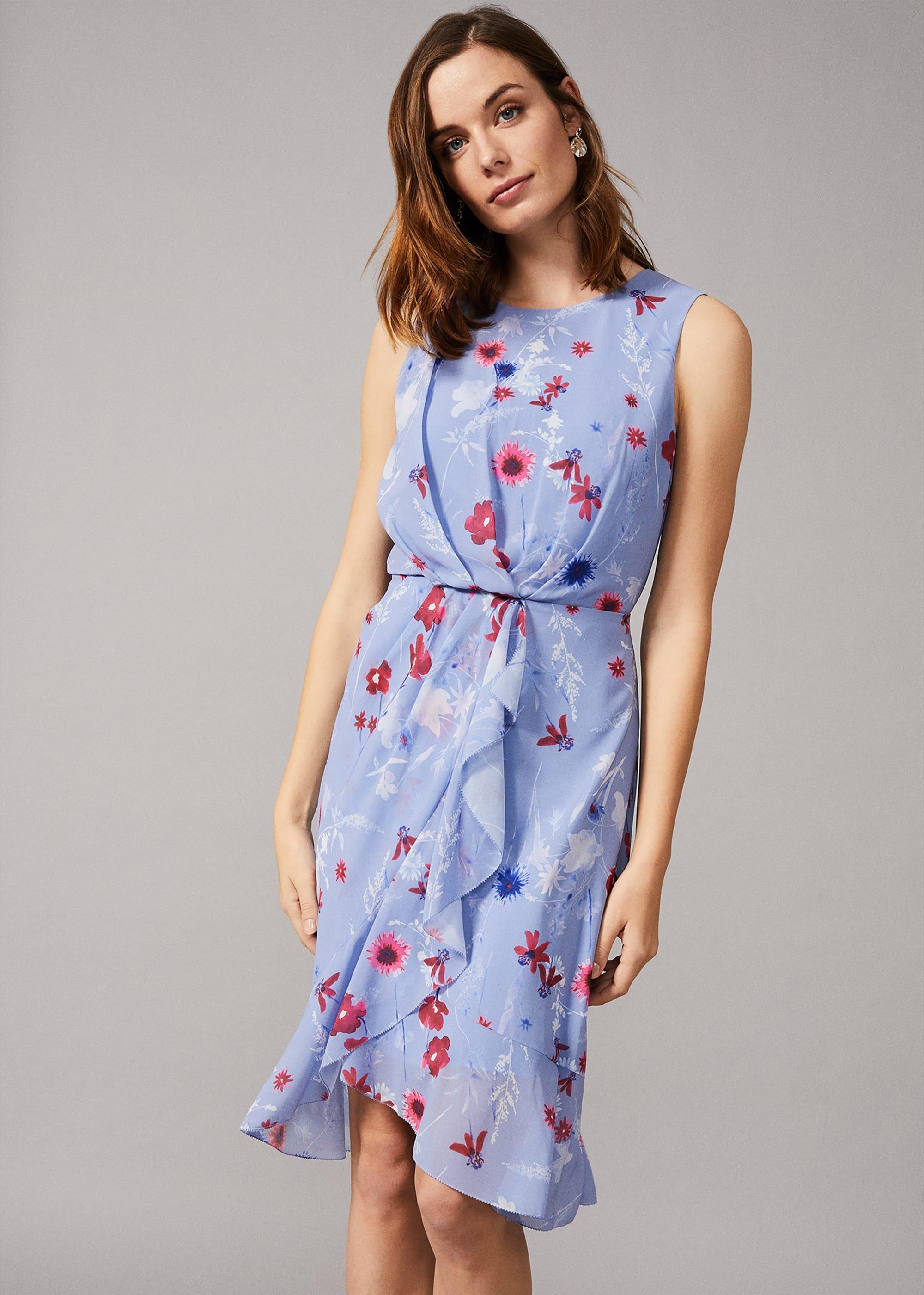 Andrea Floral Georgette Dress