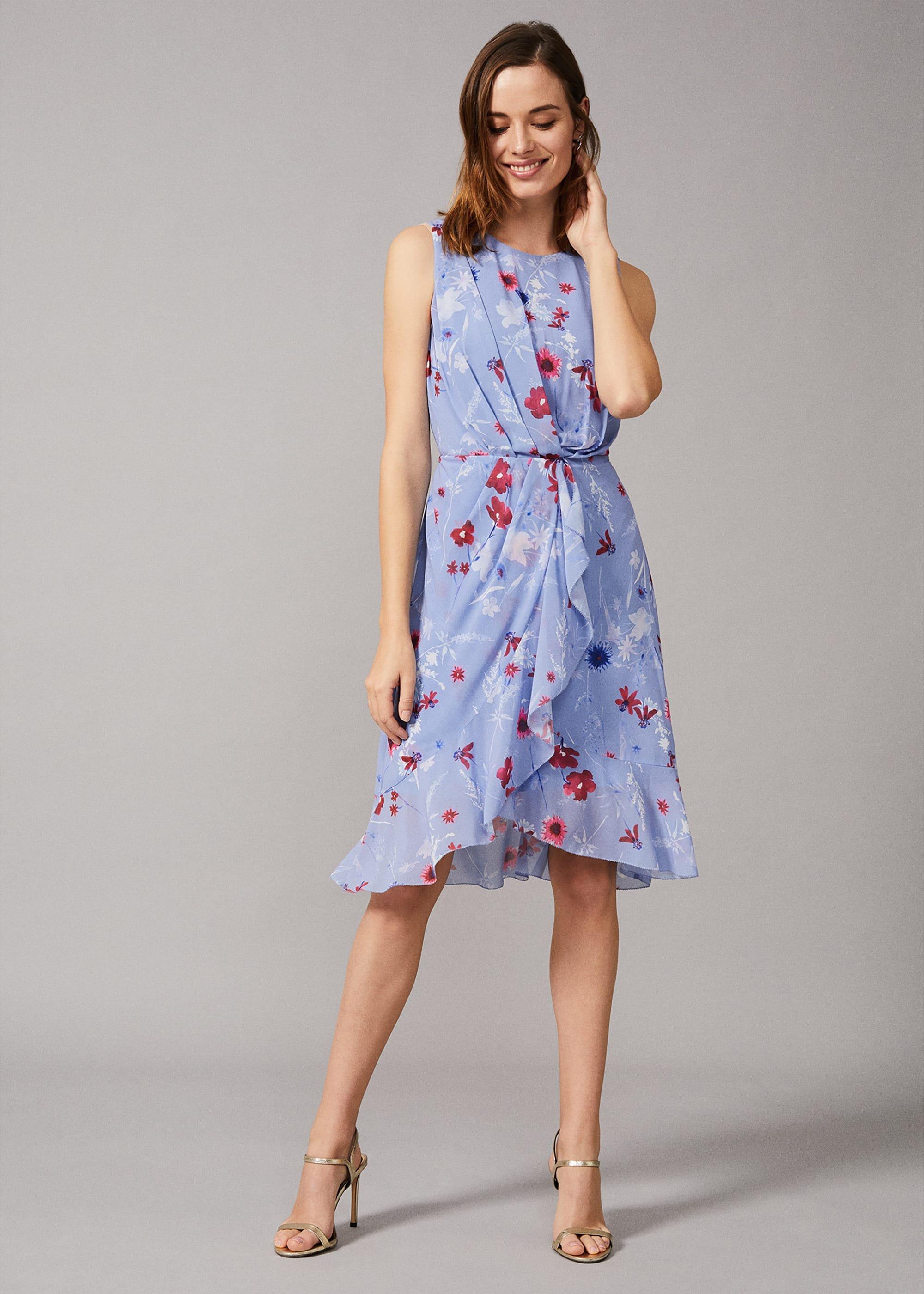 Andrea Floral Georgette Dress
