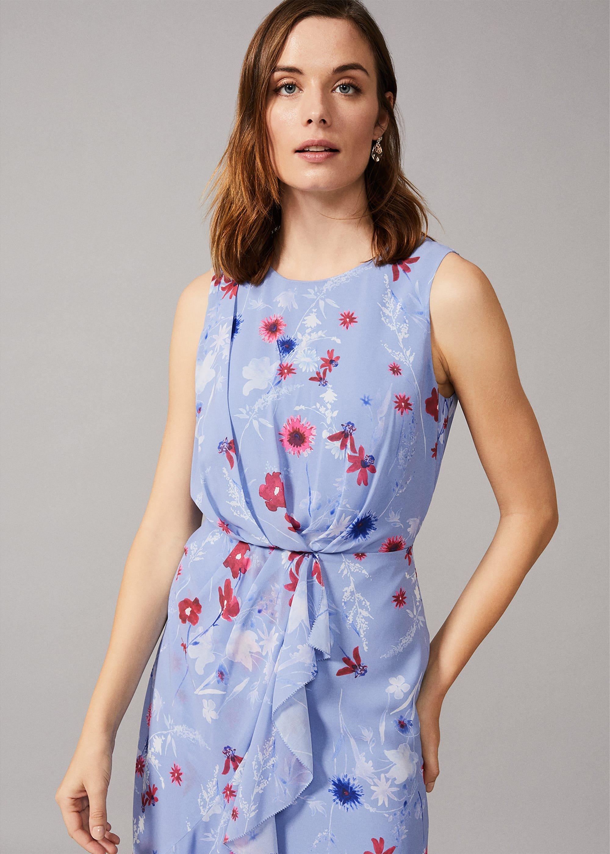 Andrea Floral Georgette Dress