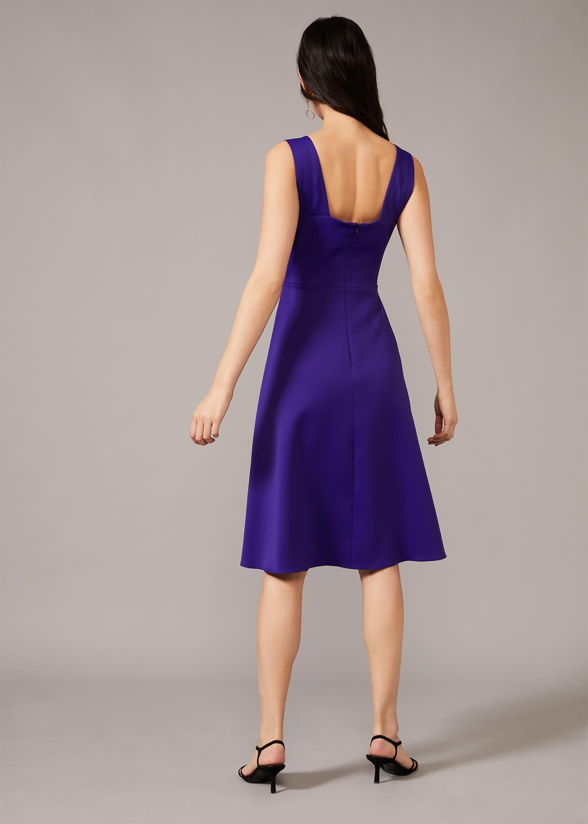 Jadine Bow Fit & Flare Dress
