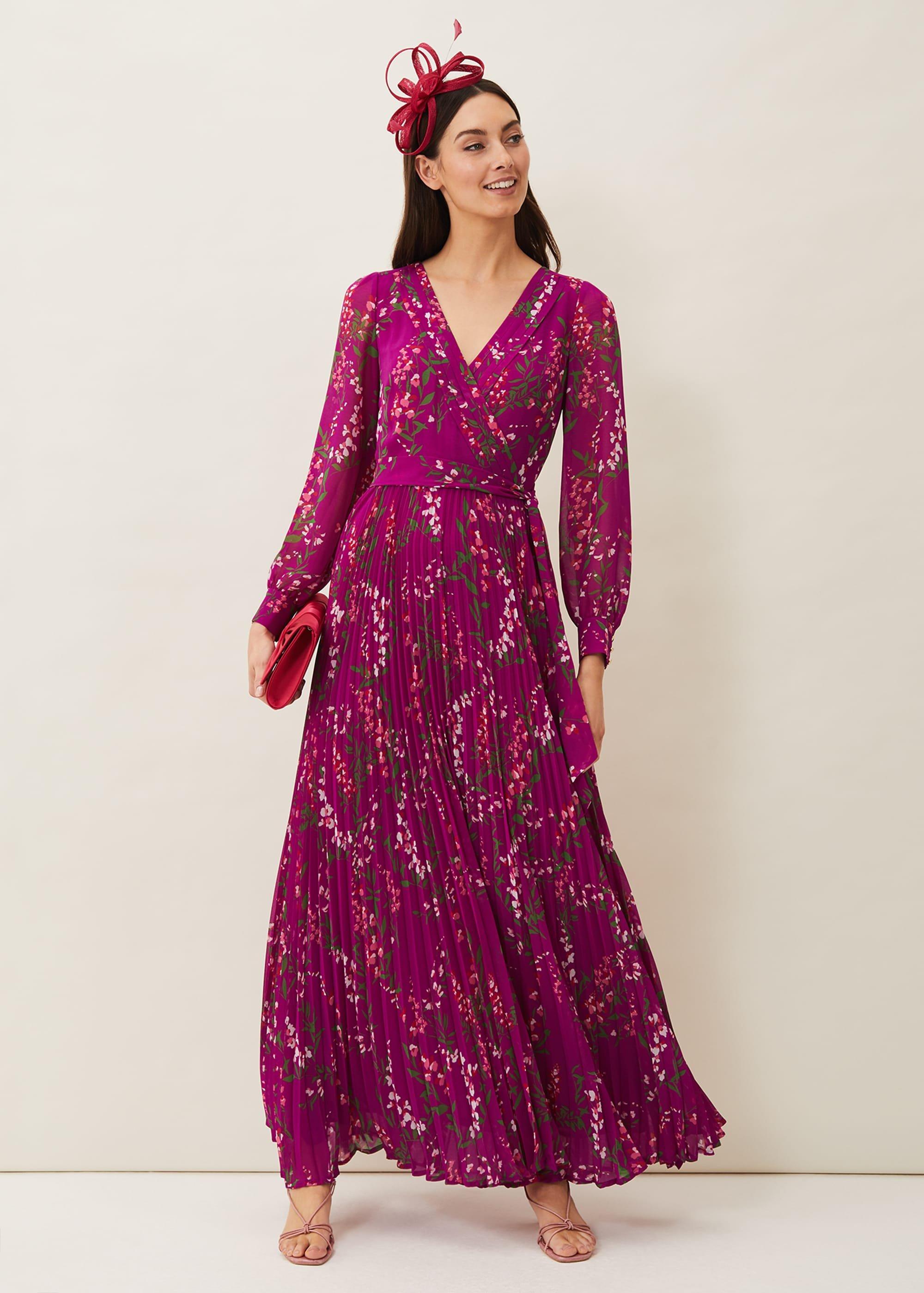 Carmen Pleated Maxi Dress