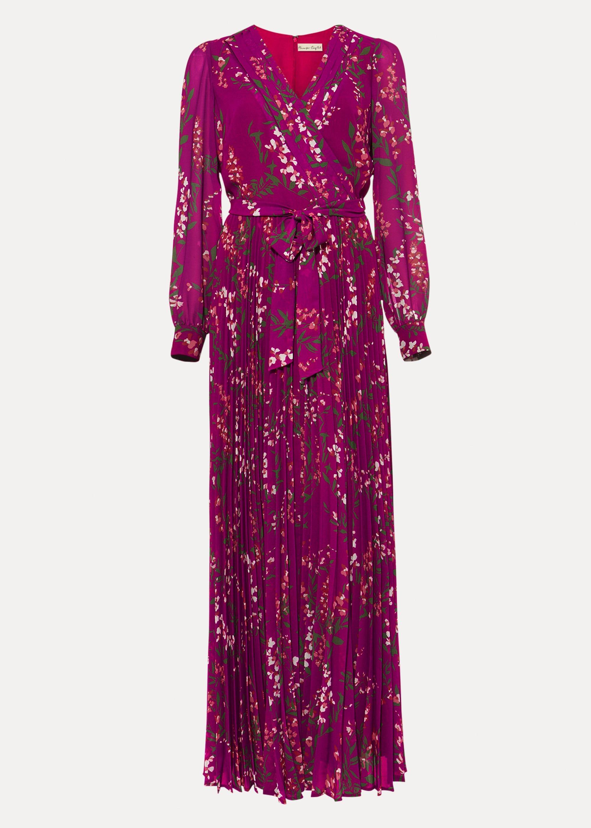Carmen Pleated Maxi Dress