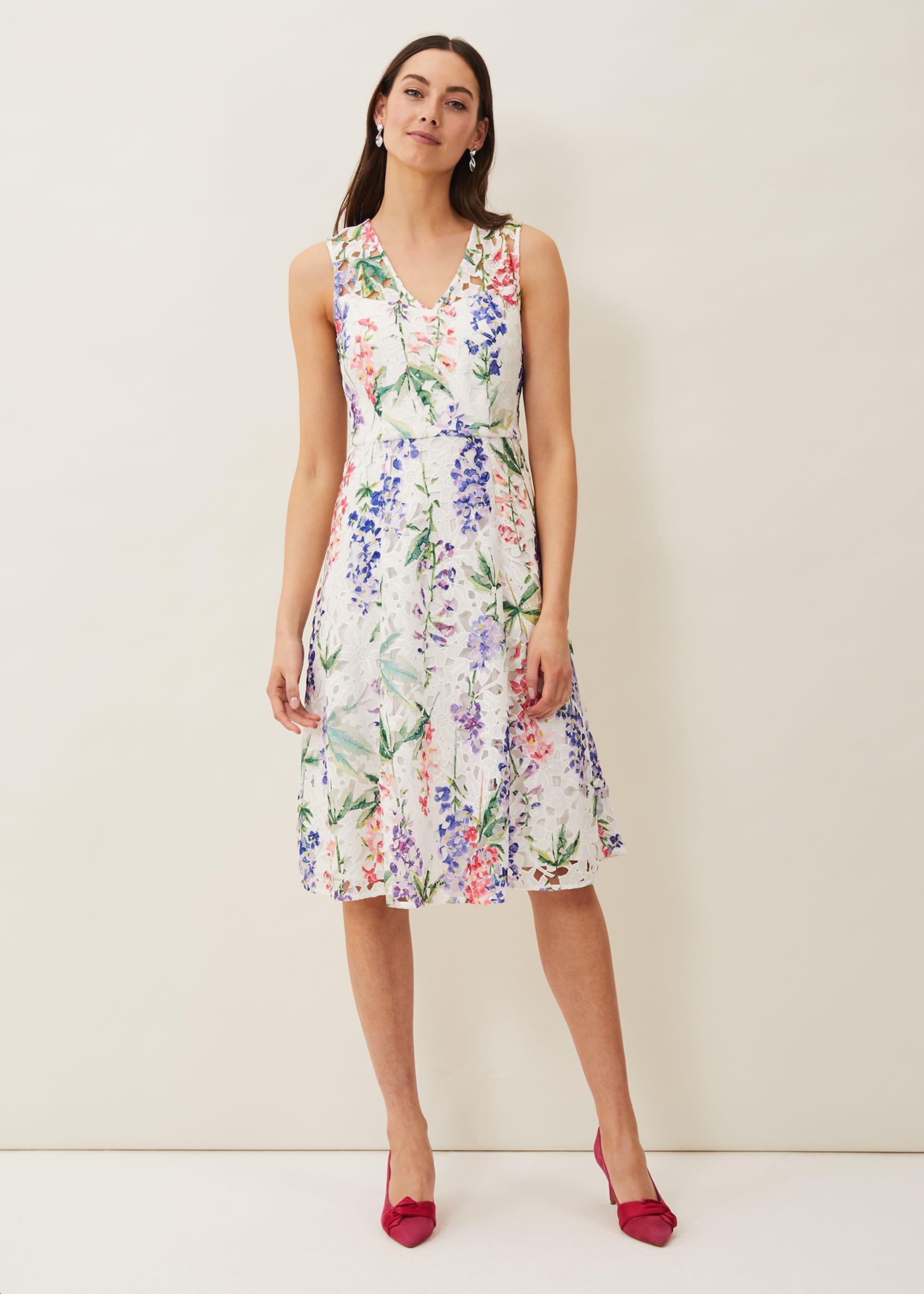 Lonnie Floral Fit And Flare Dress