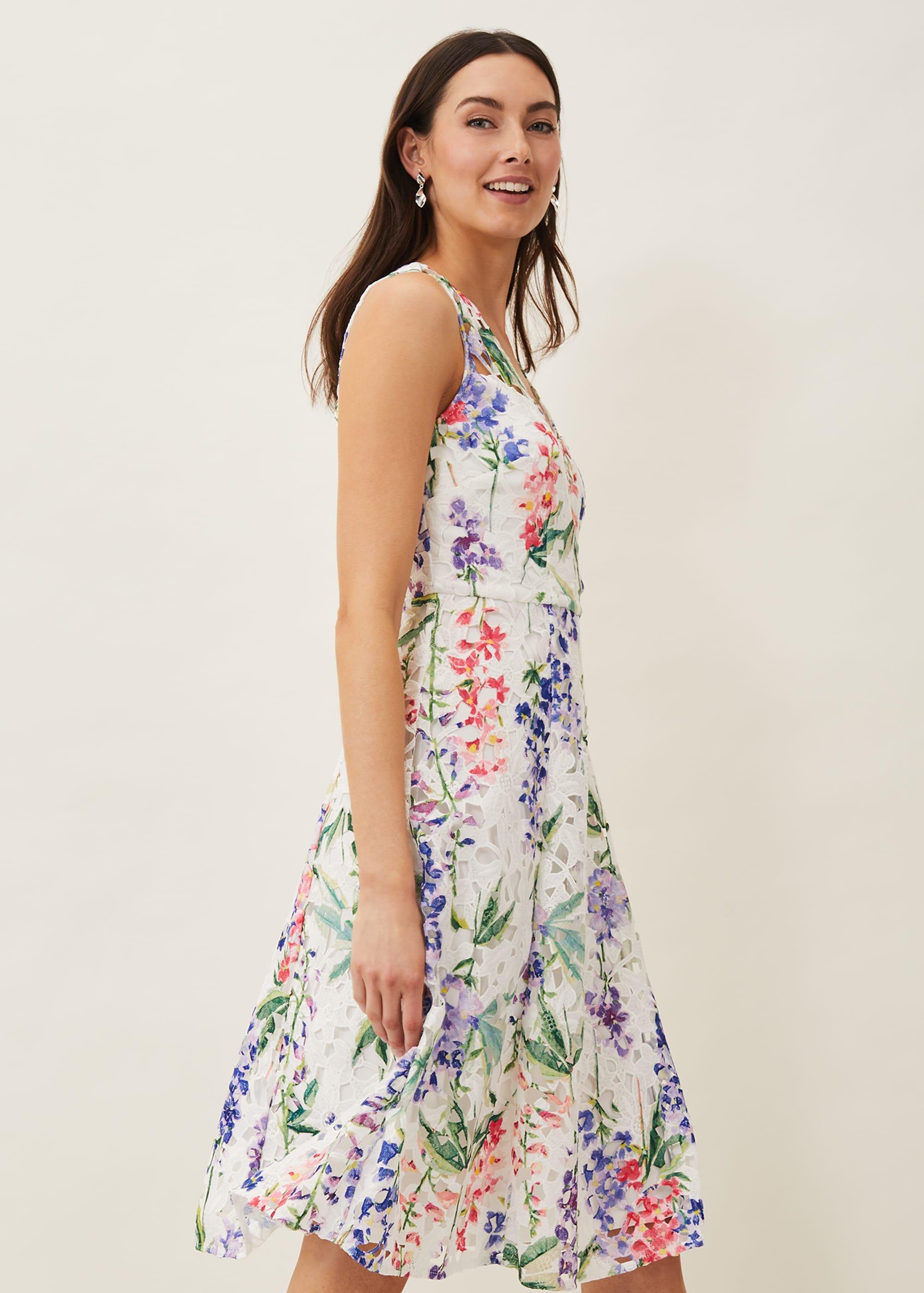 Lonnie Floral Fit And Flare Dress