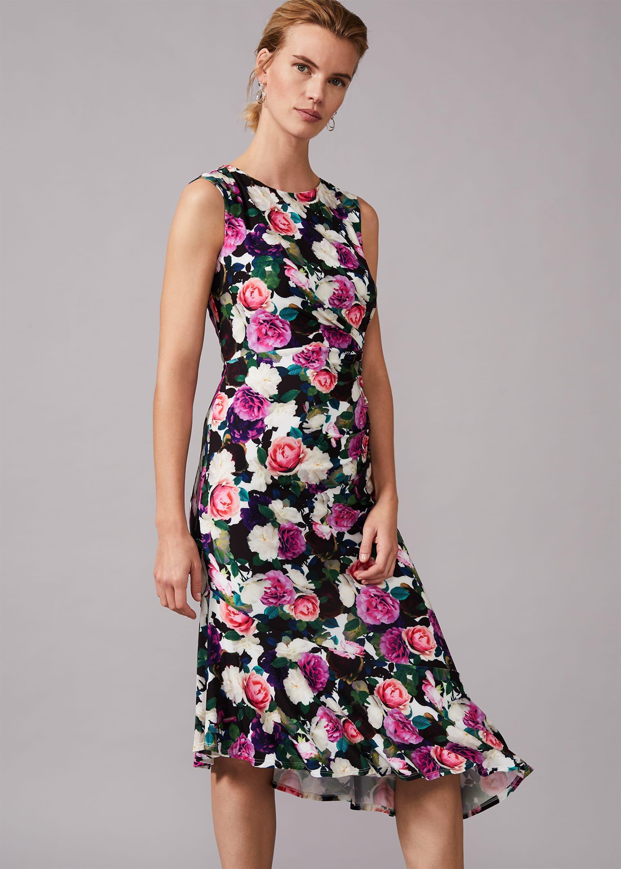 Adriana Floral Jersey Dress