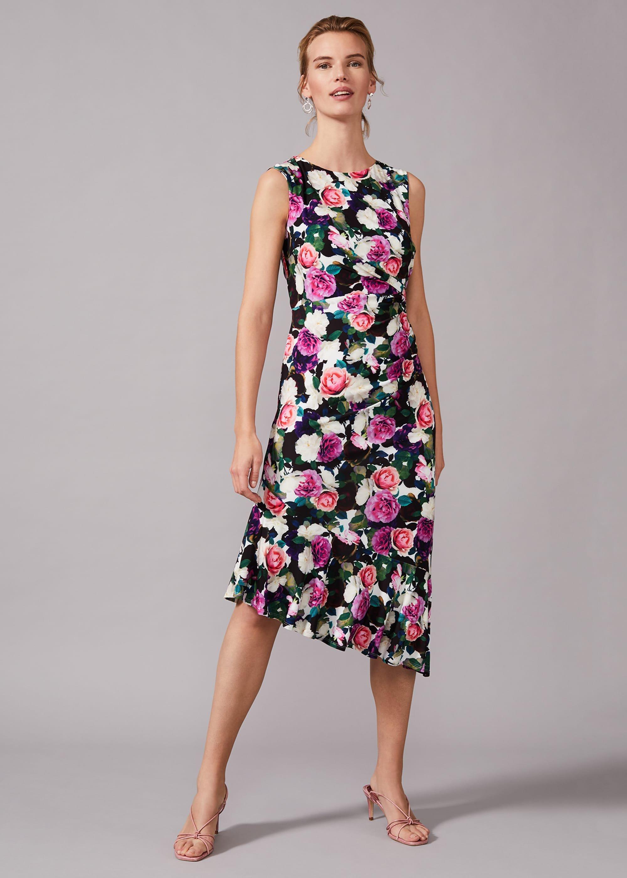 Adriana Floral Jersey Dress