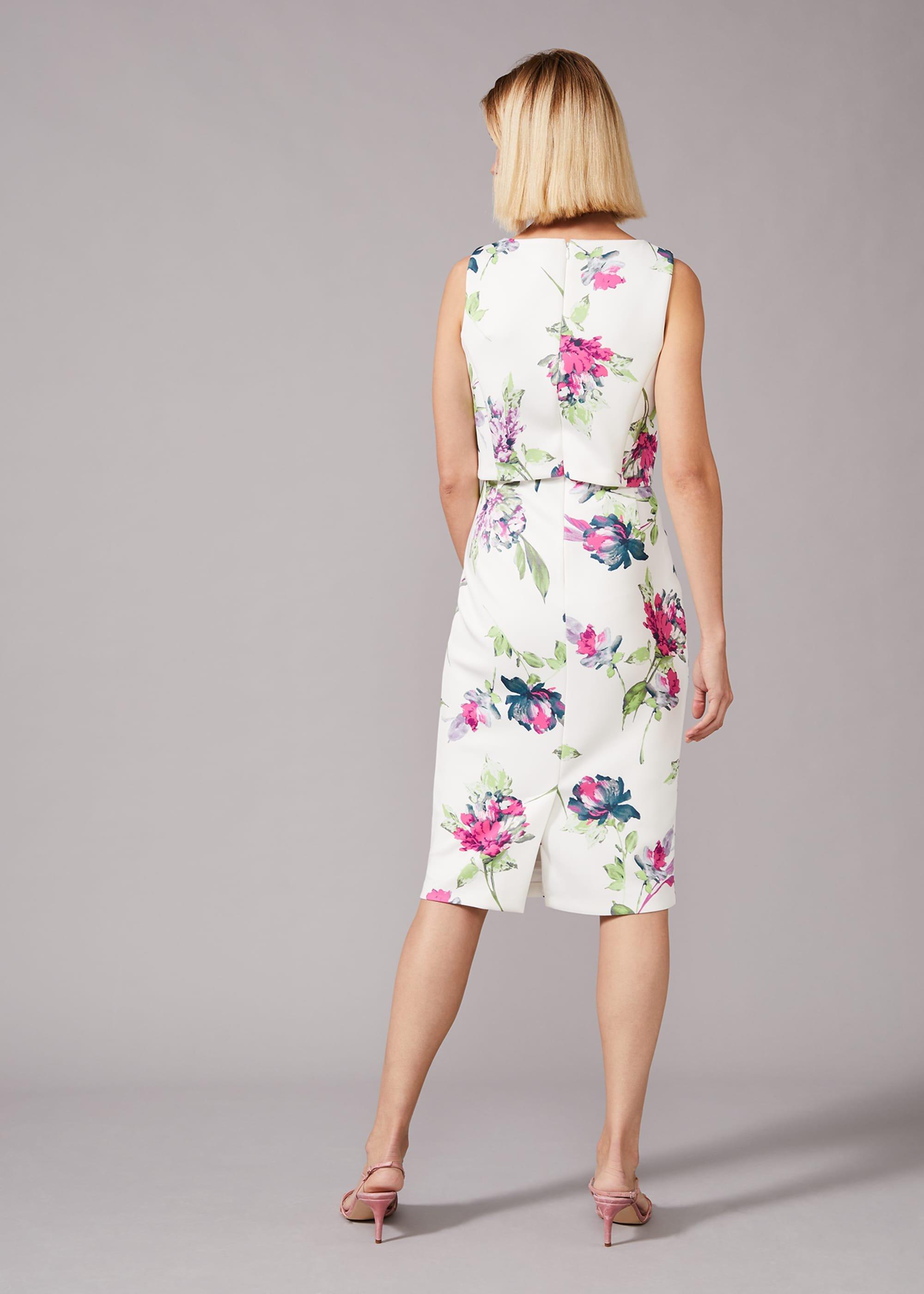 Tabatha Floral Scuba Dress