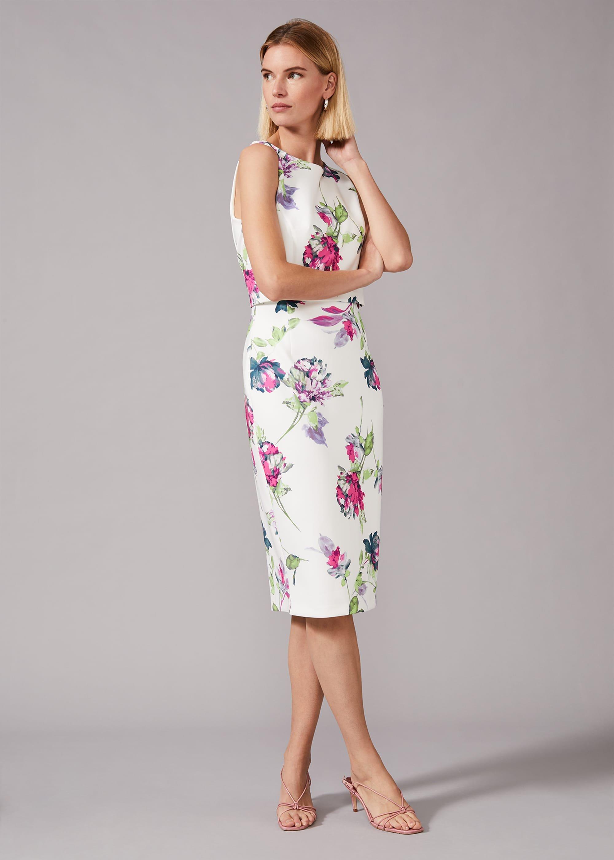 Tabatha Floral Scuba Dress