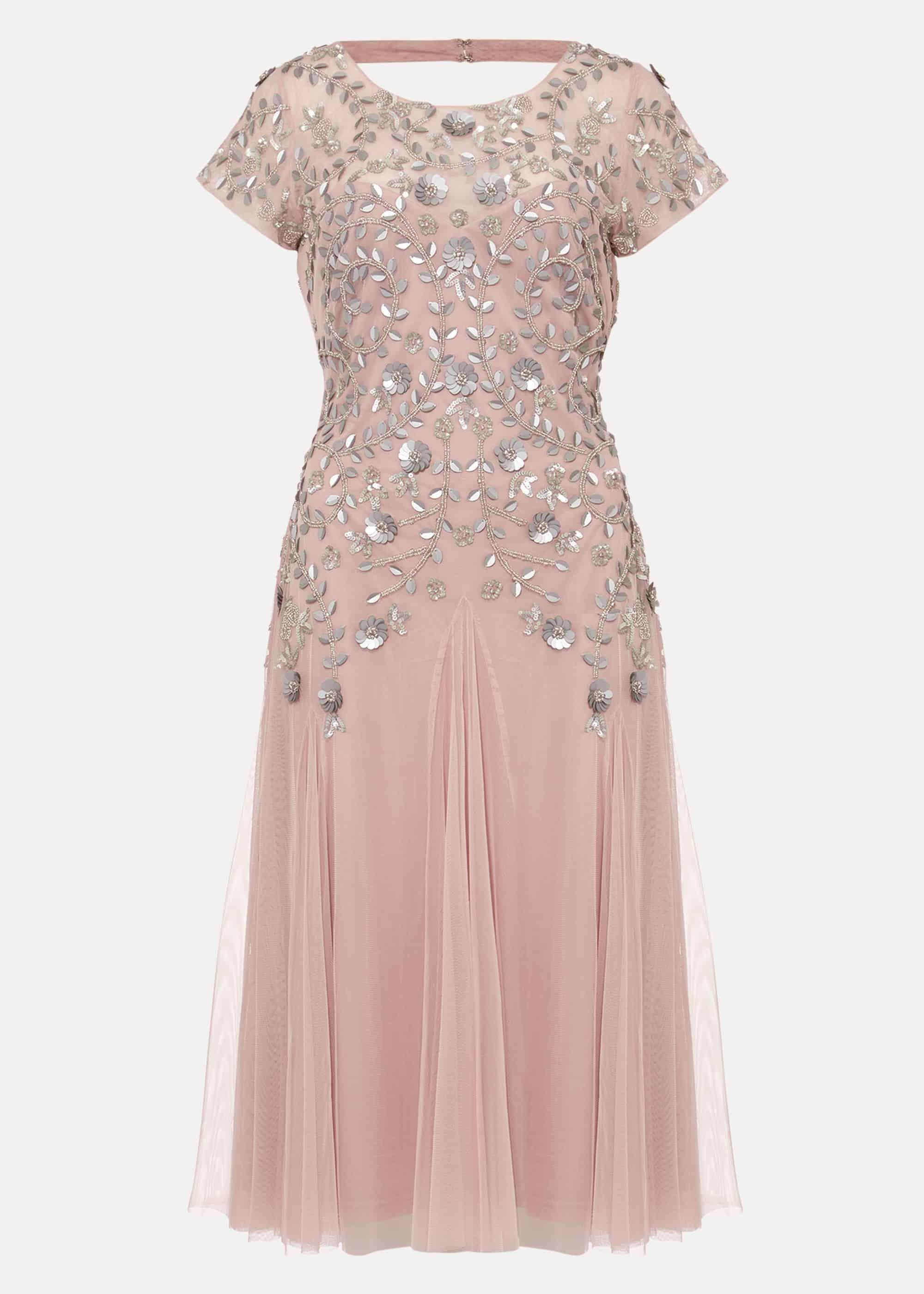 Celia Embellished Tulle Dress