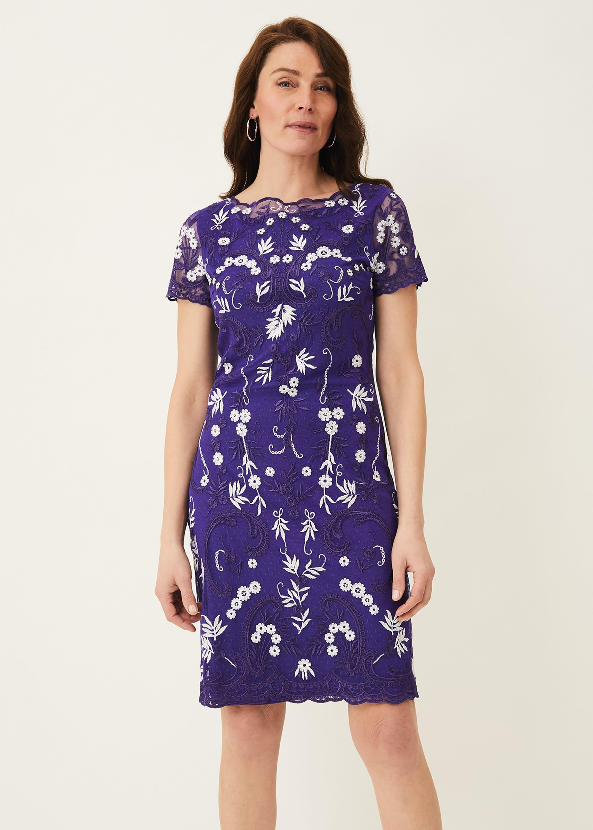 Floris Embroidered Dress