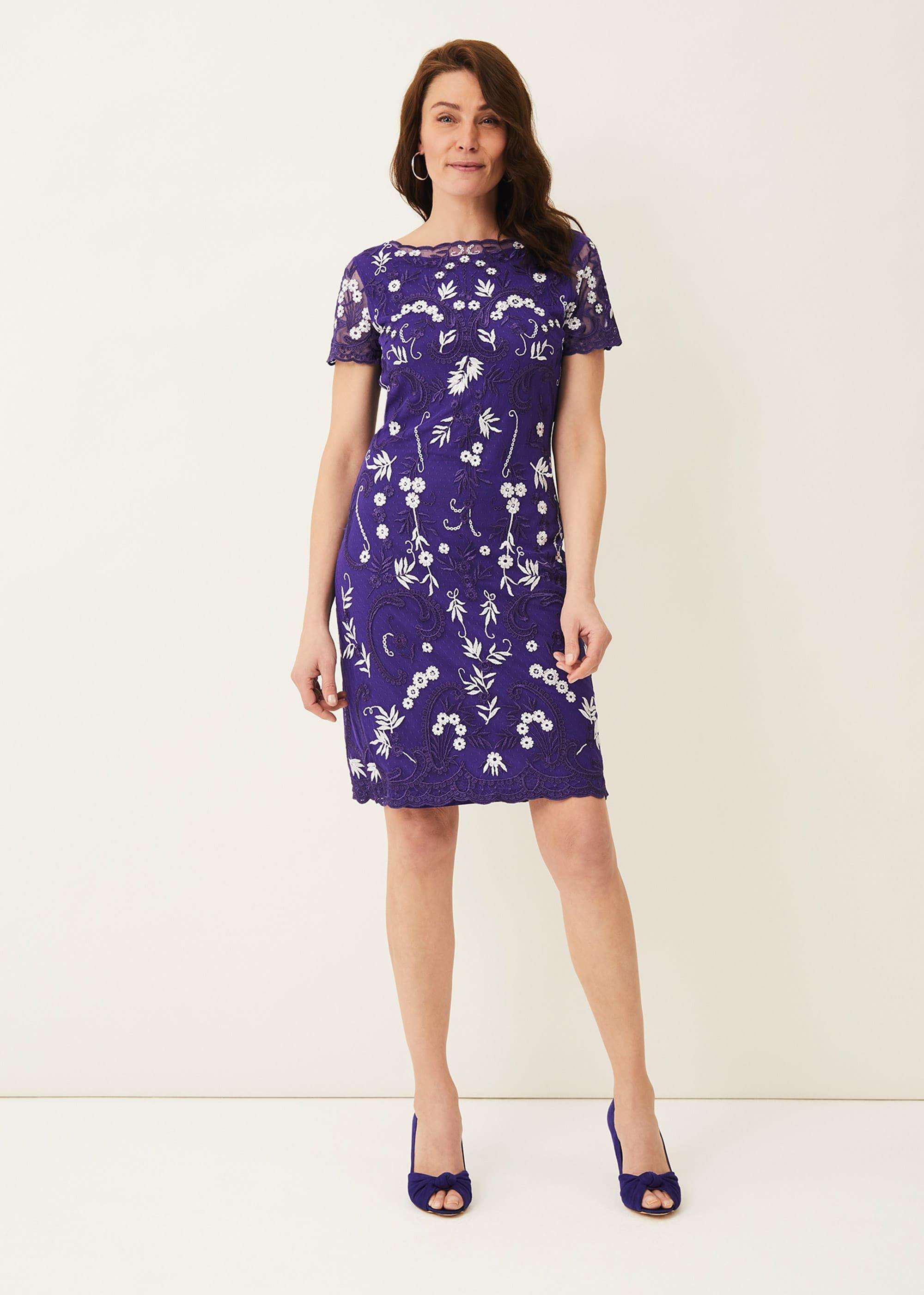 Floris Embroidered Dress