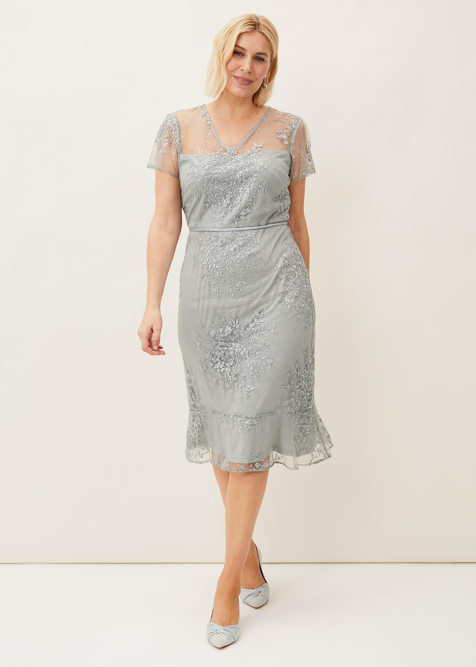 Juliana Floral Embroidered Dress