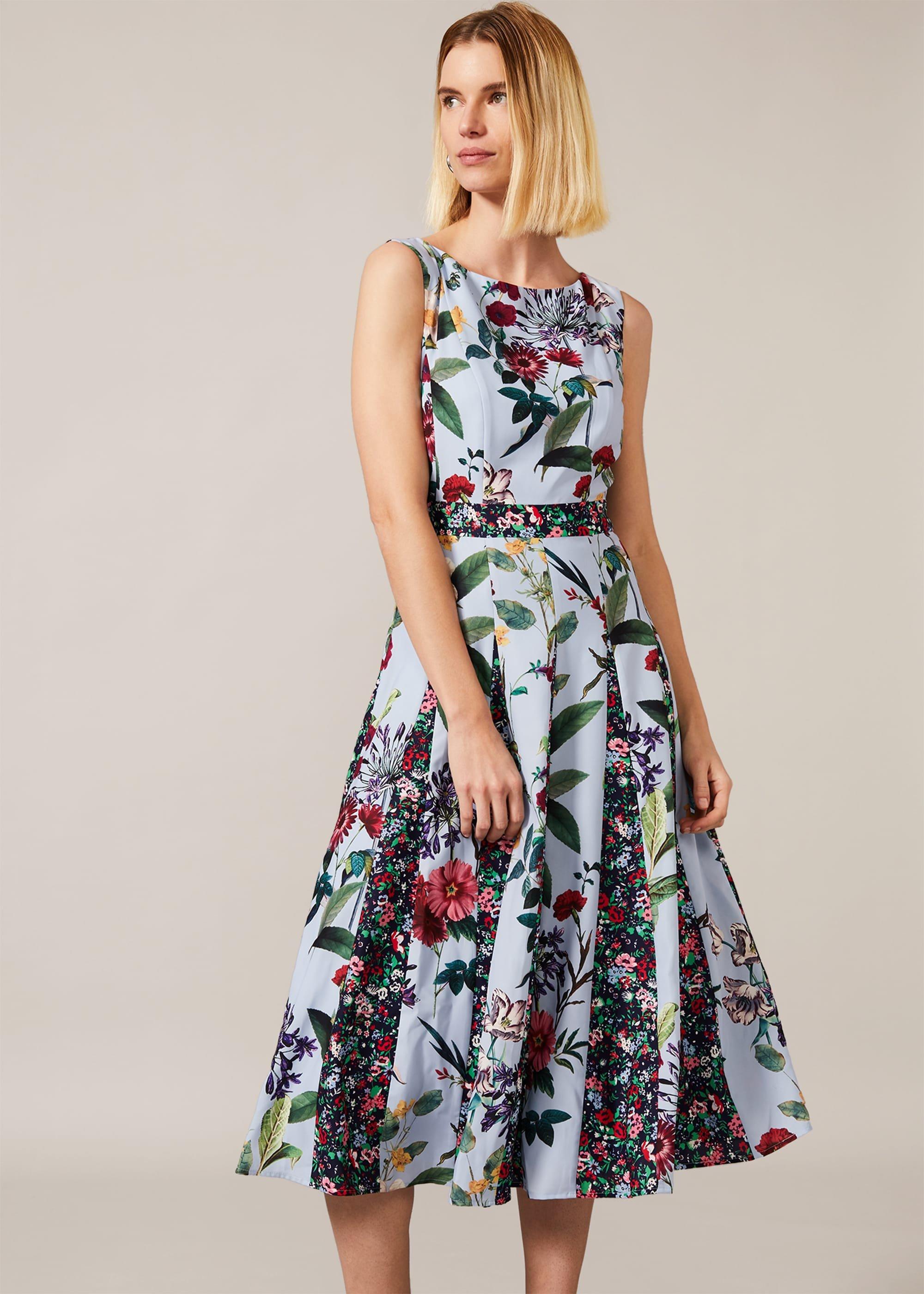 Trudy Patched Floral Dress