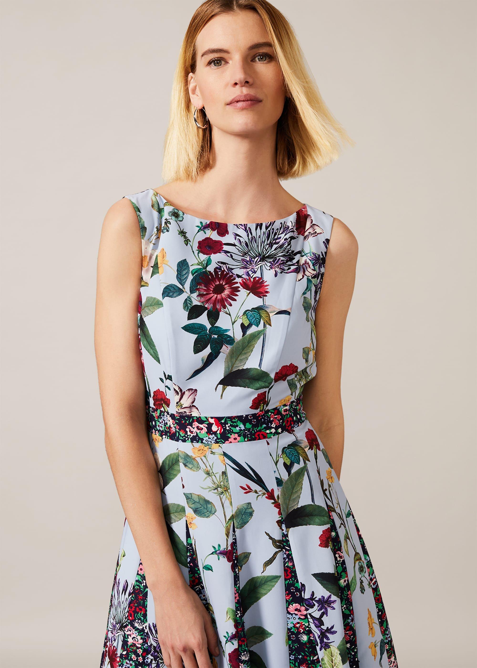 Trudy Patched Floral Dress