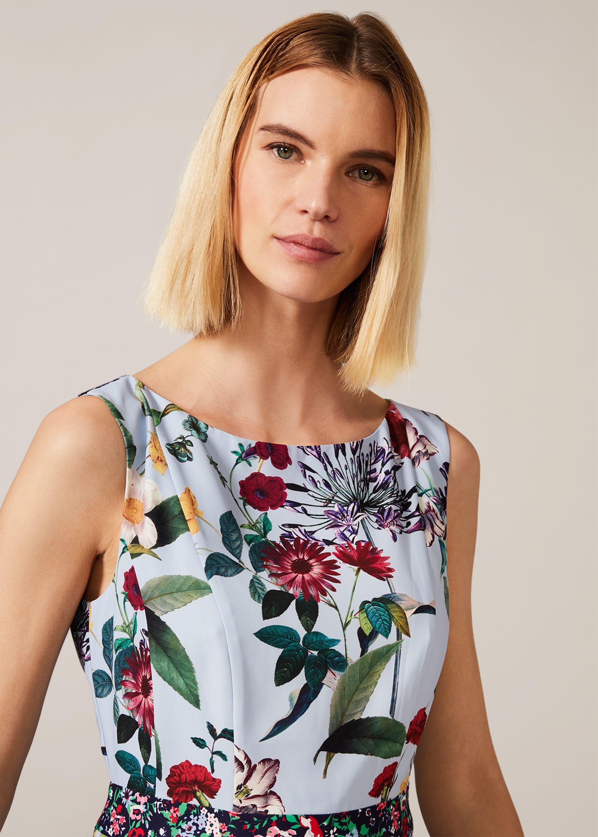 Trudy Patched Floral Dress
