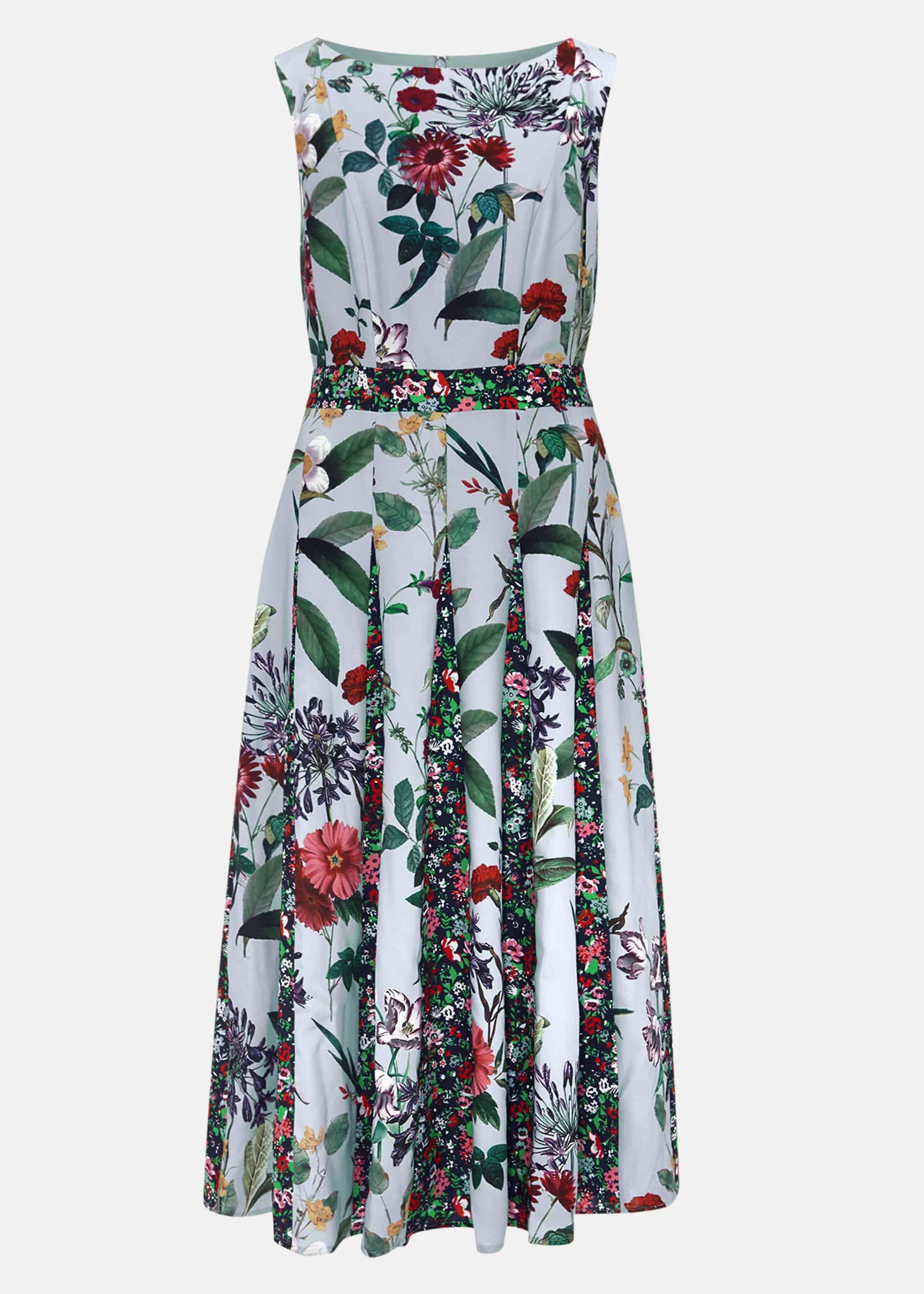 Trudy Patched Floral Dress