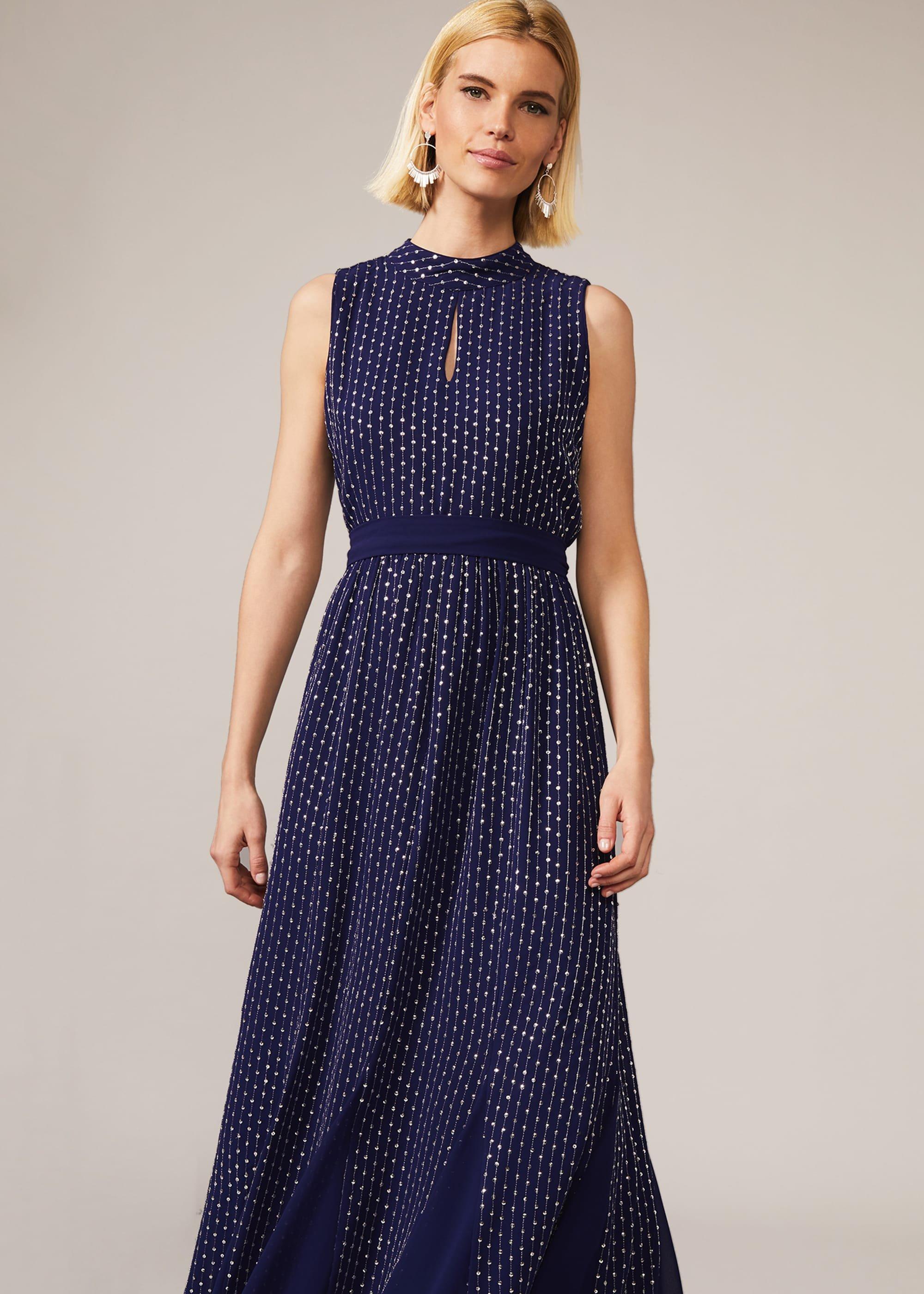 Pippa Embellished Blouson Dress