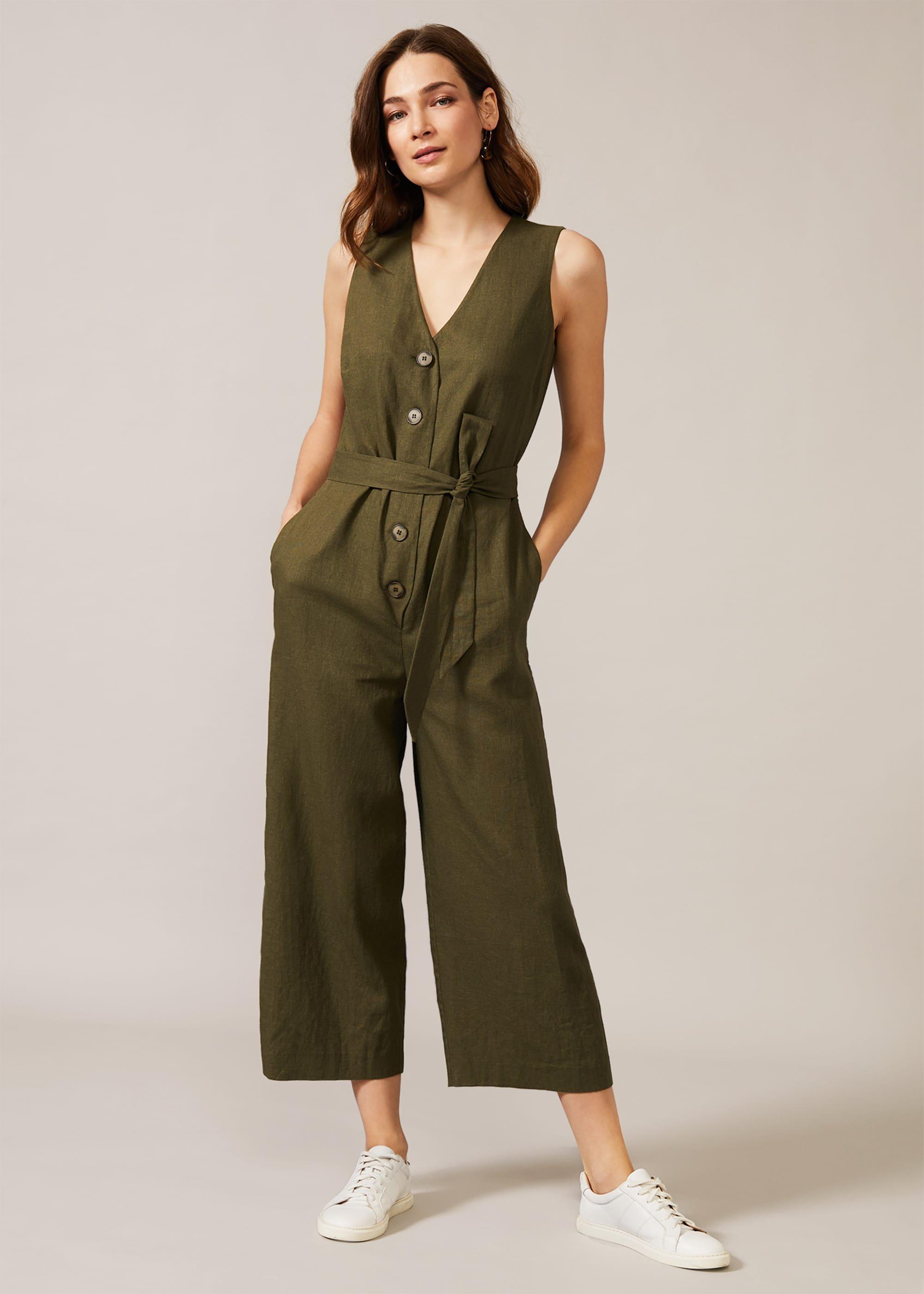 Tia Linen Jumpsuit