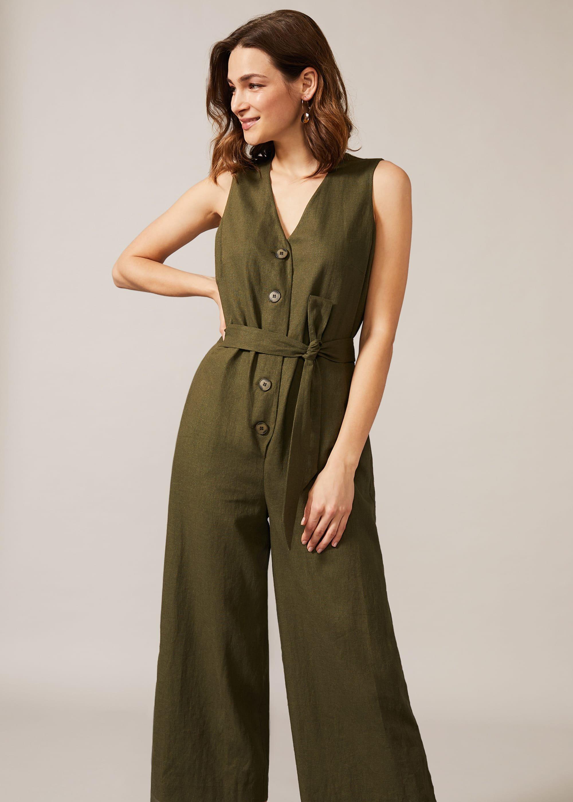 Tia Linen Jumpsuit