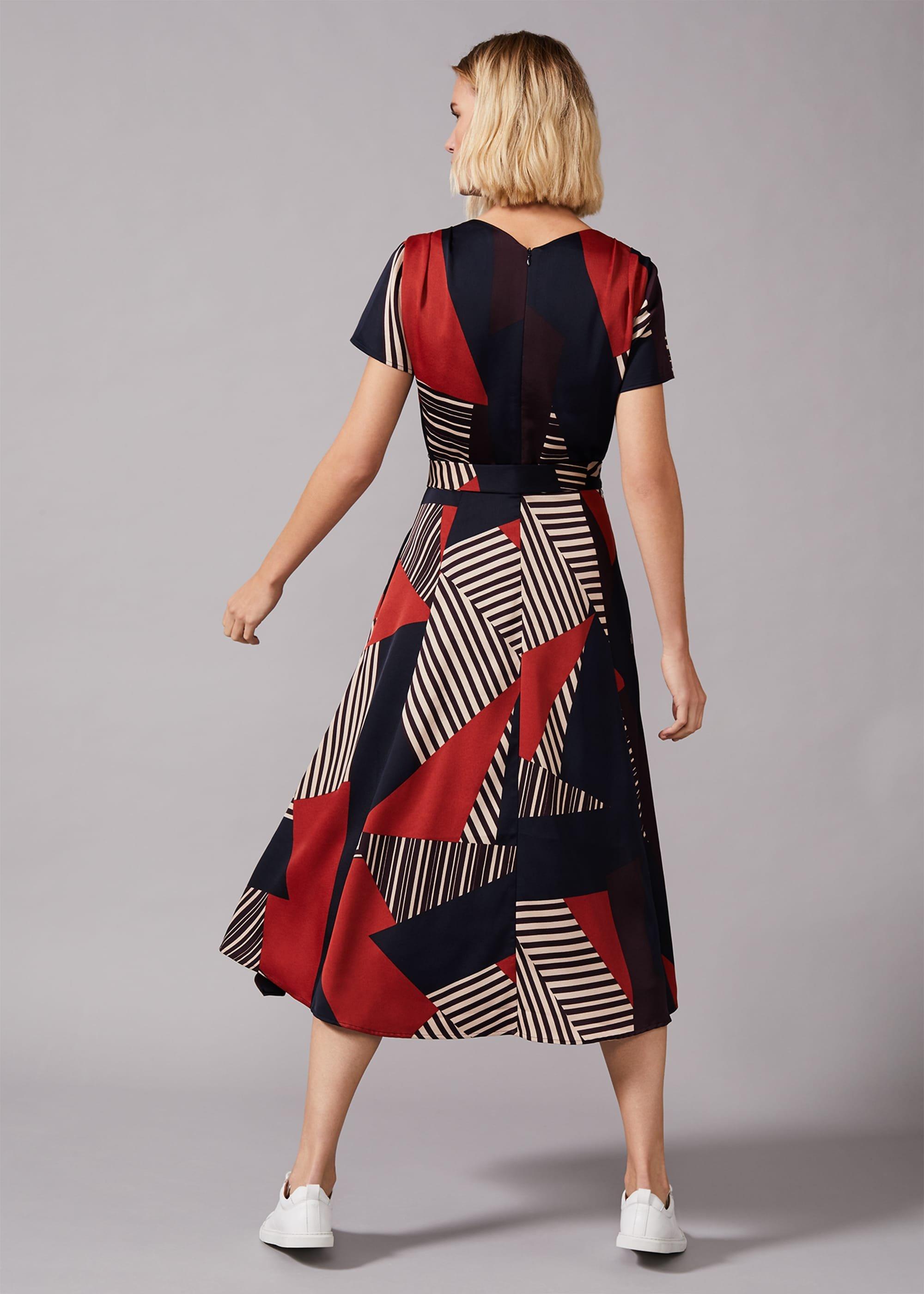 Clarice Graphic Print Dress