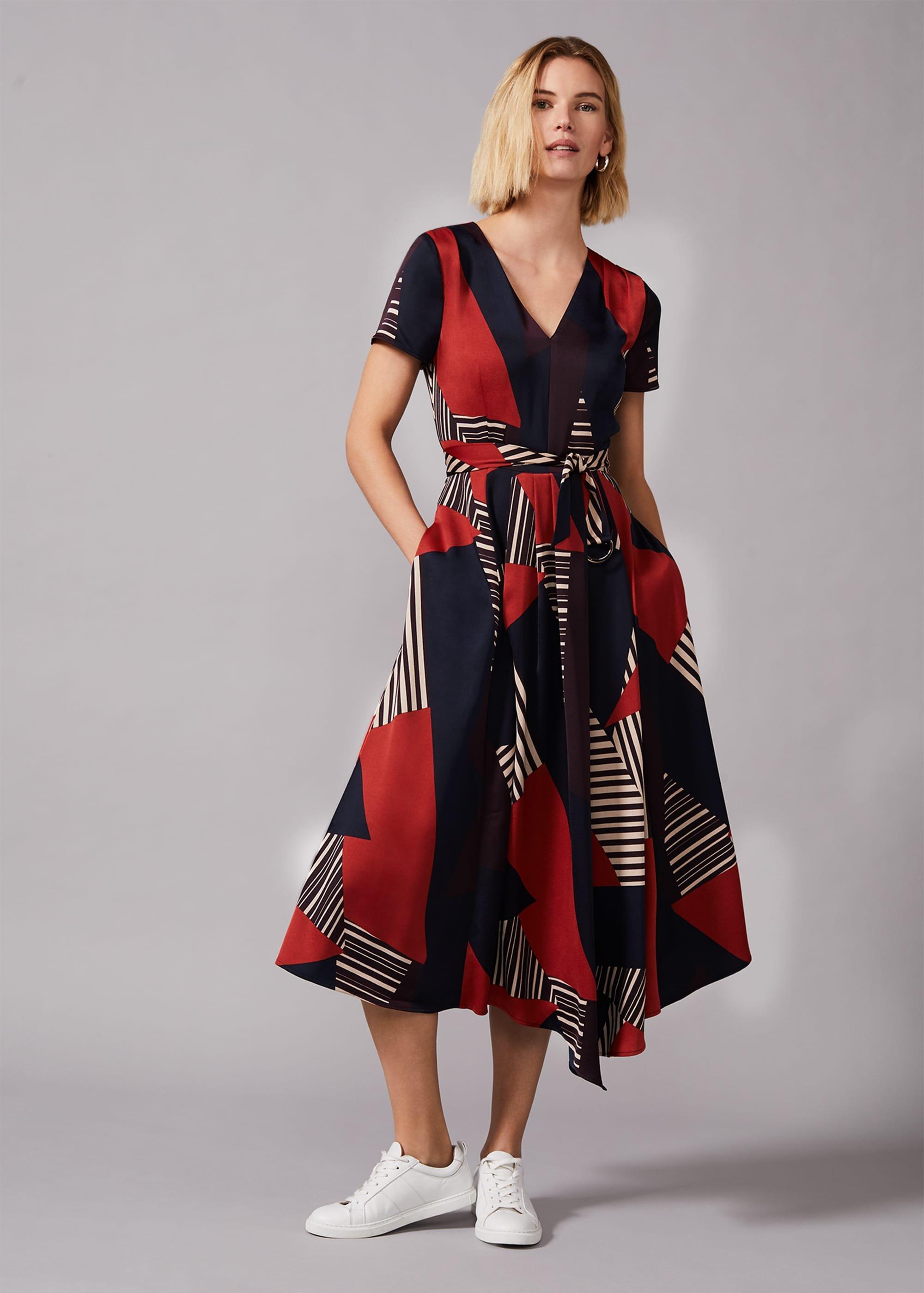 Clarice Graphic Print Dress