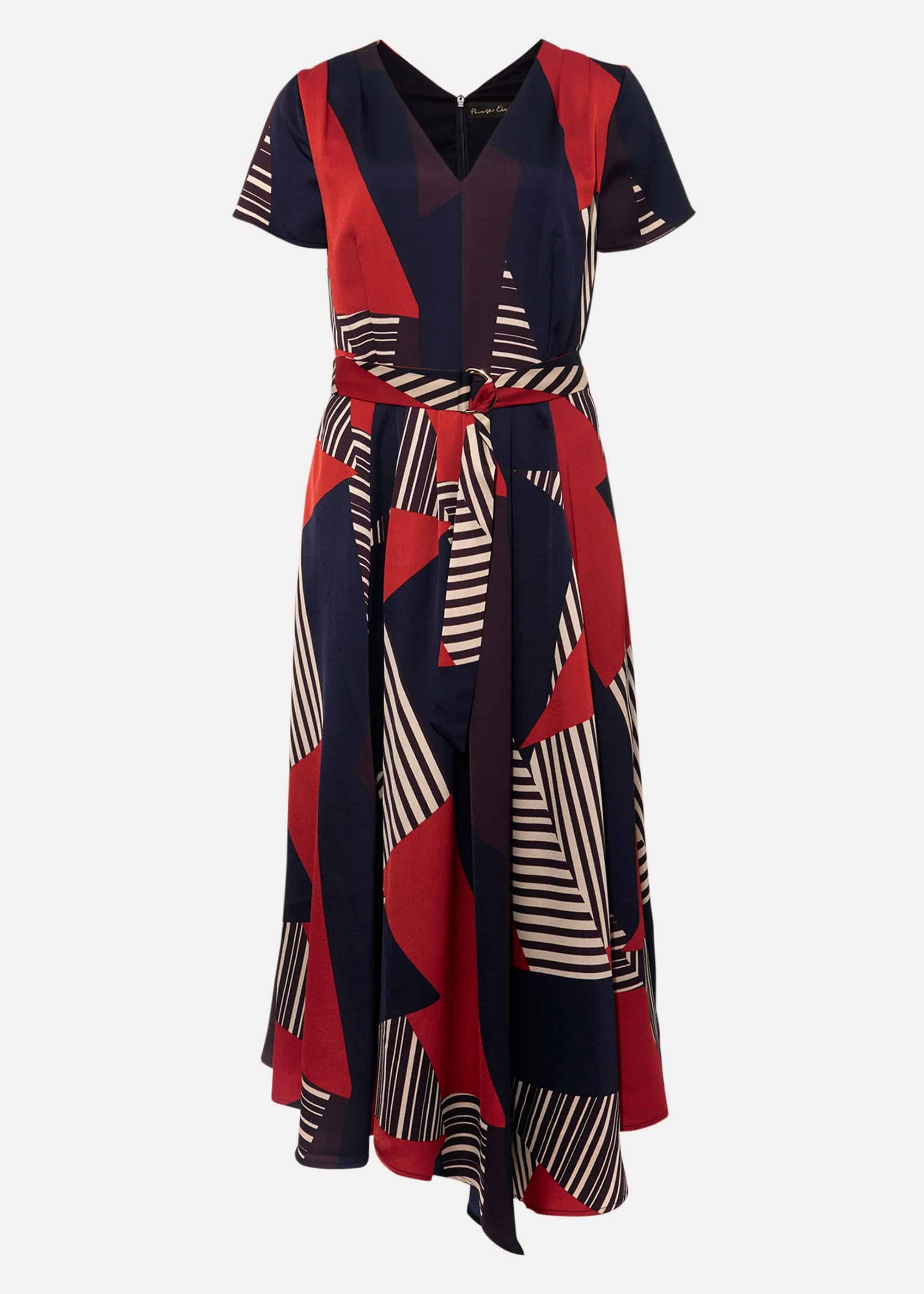 Clarice Graphic Print Dress