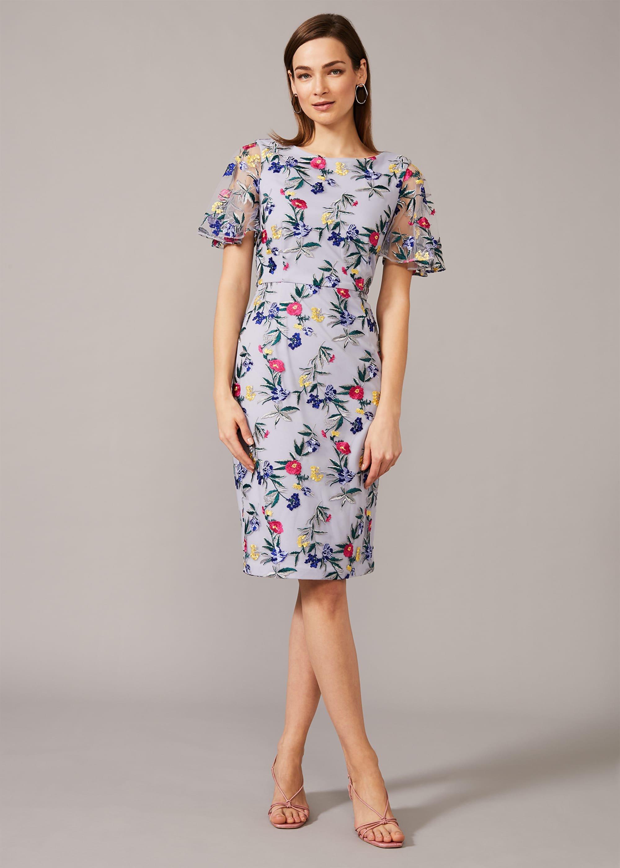 Lorie Floral Embroidered Dress