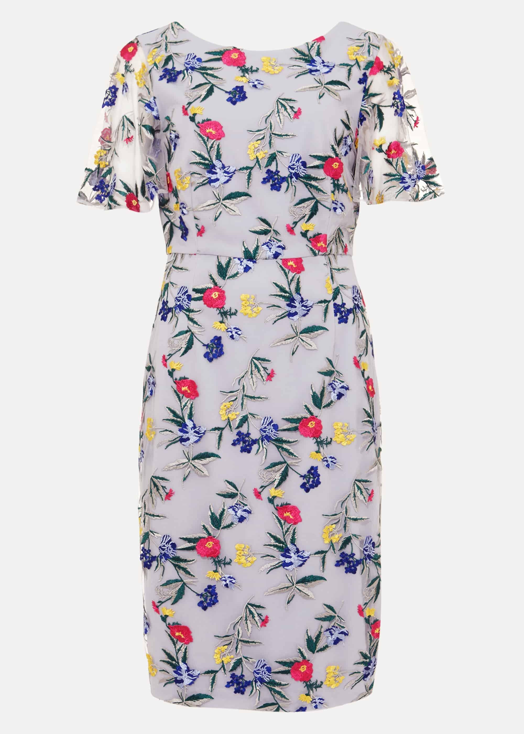Lorie Floral Embroidered Dress