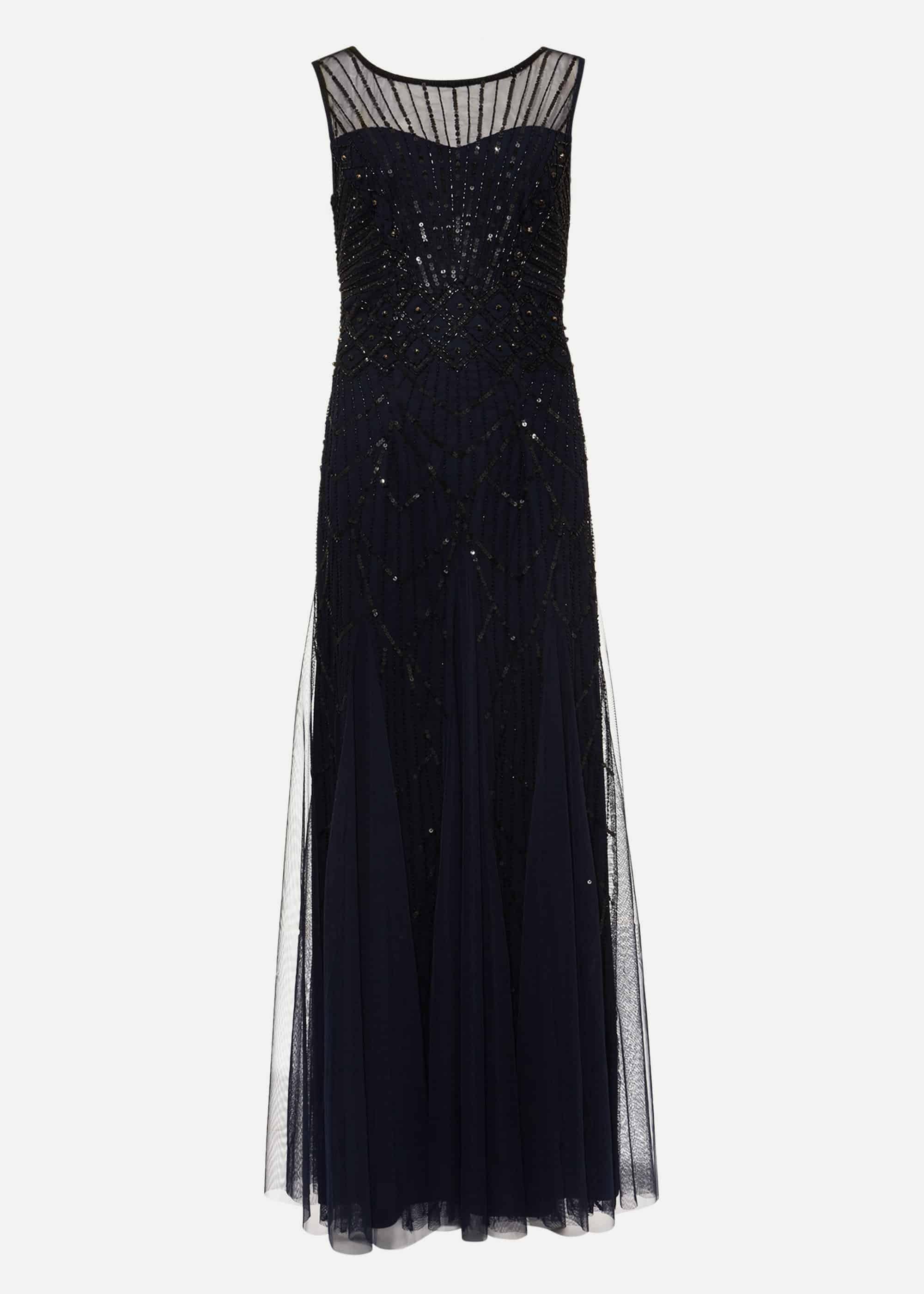 Greta Embellished Tulle Maxi Dress