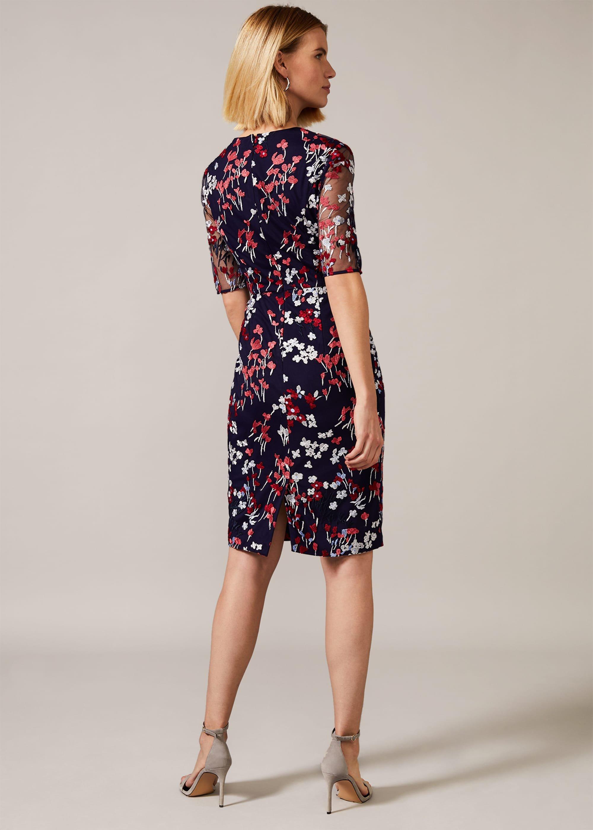 Teodora Floral Embroidered Dress