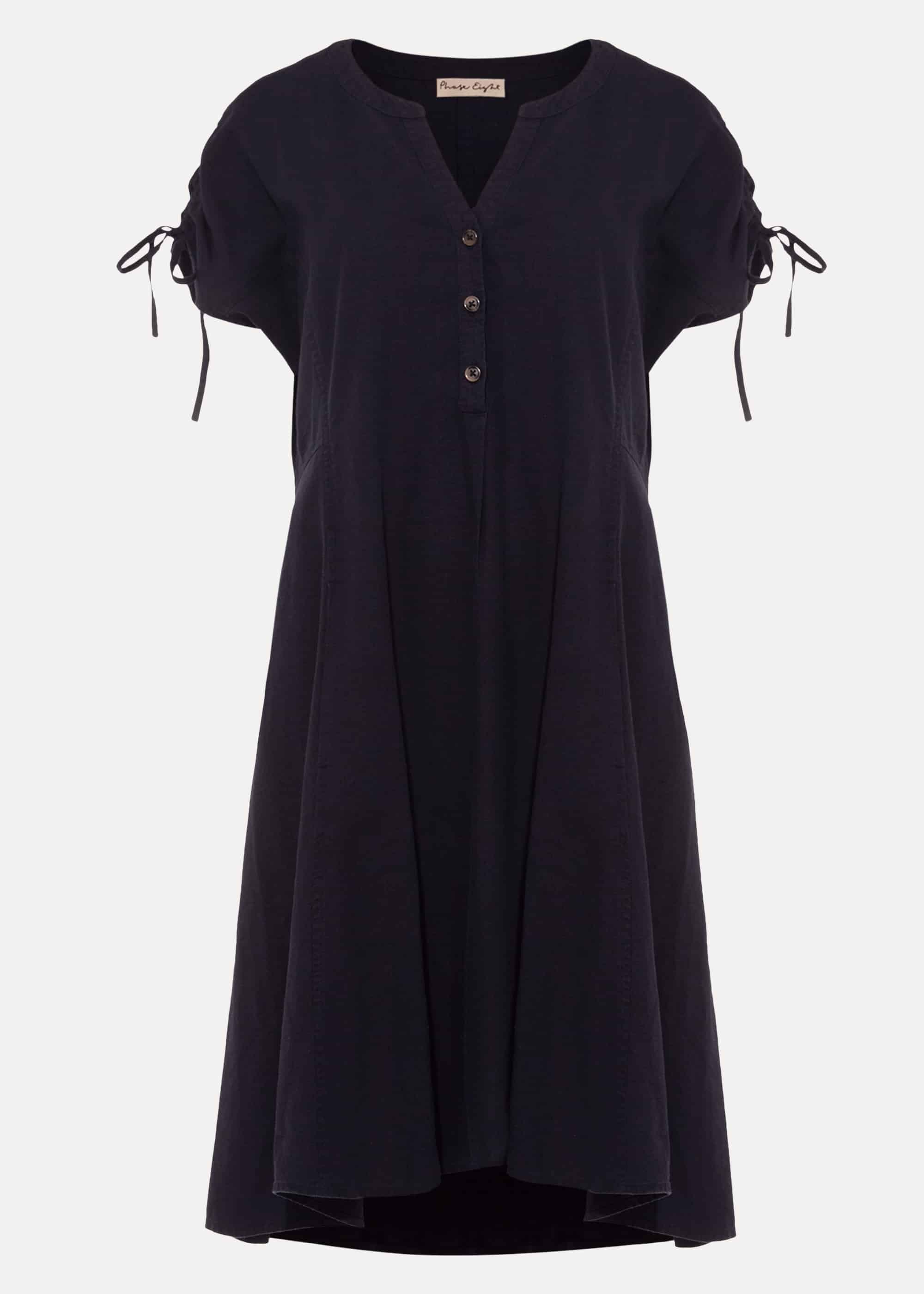 Mimoza Linen-Blend Swing Dress