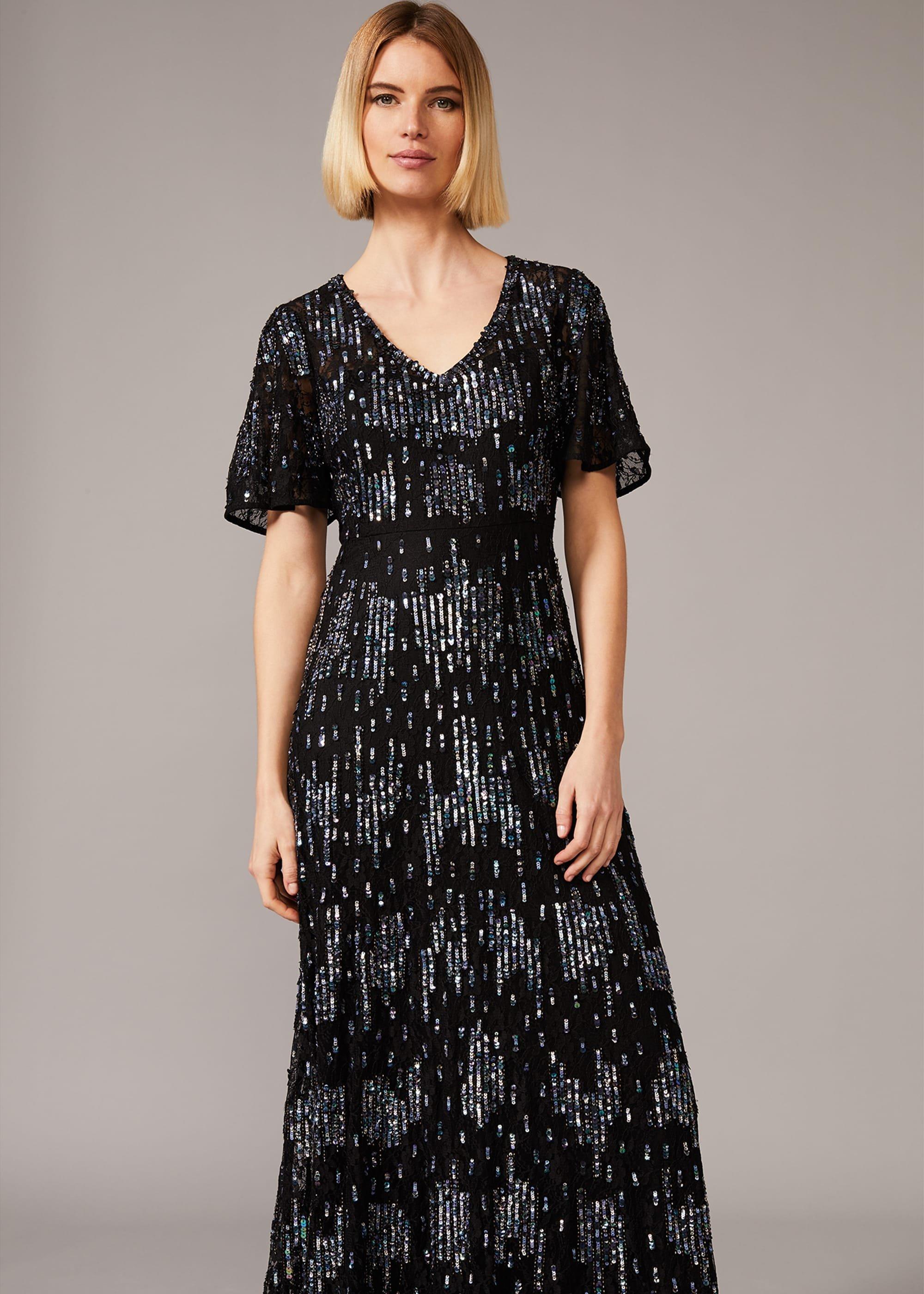 Clarabelle Sequin Embelished Maxi Dress