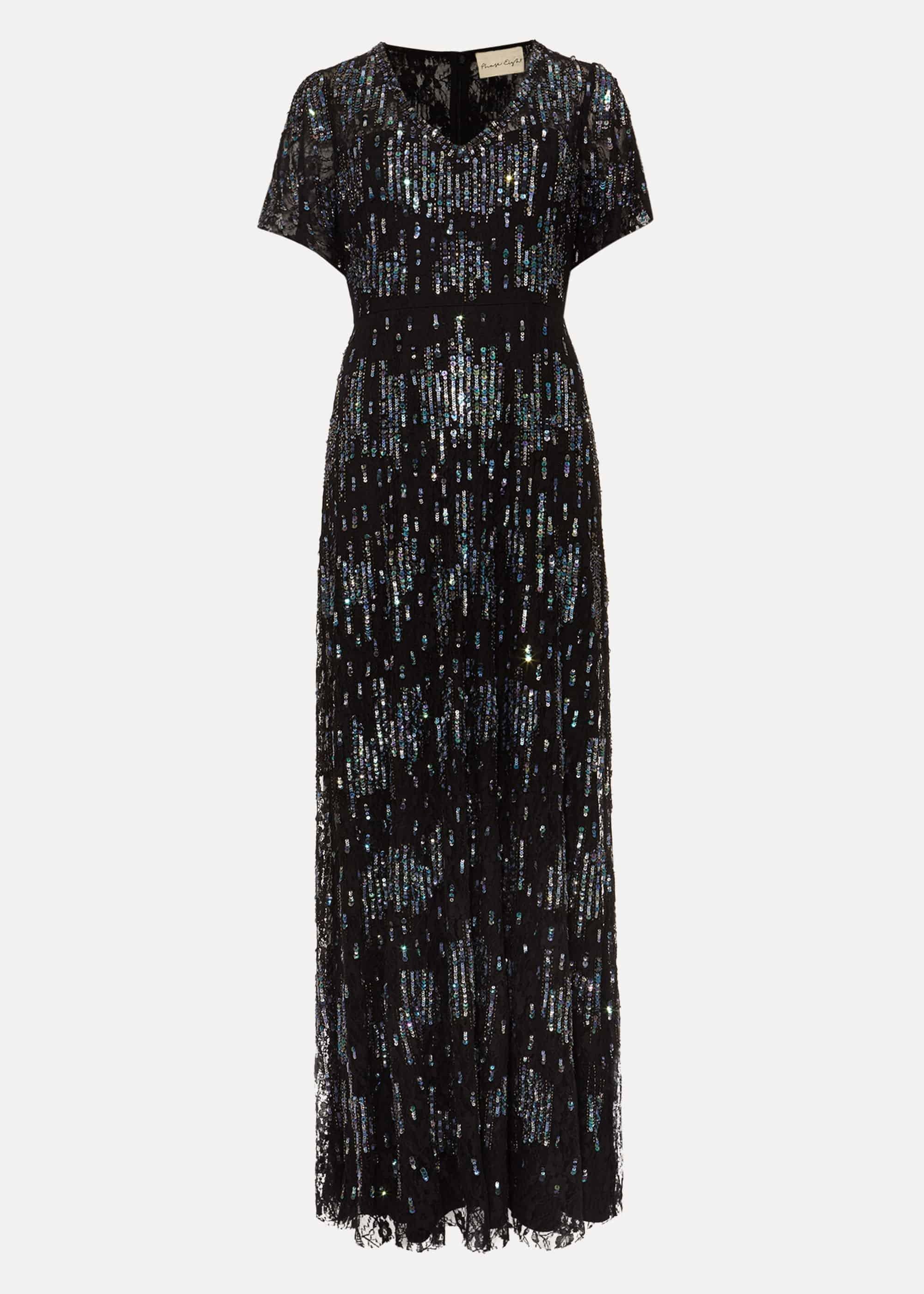 Clarabelle Sequin Embelished Maxi Dress