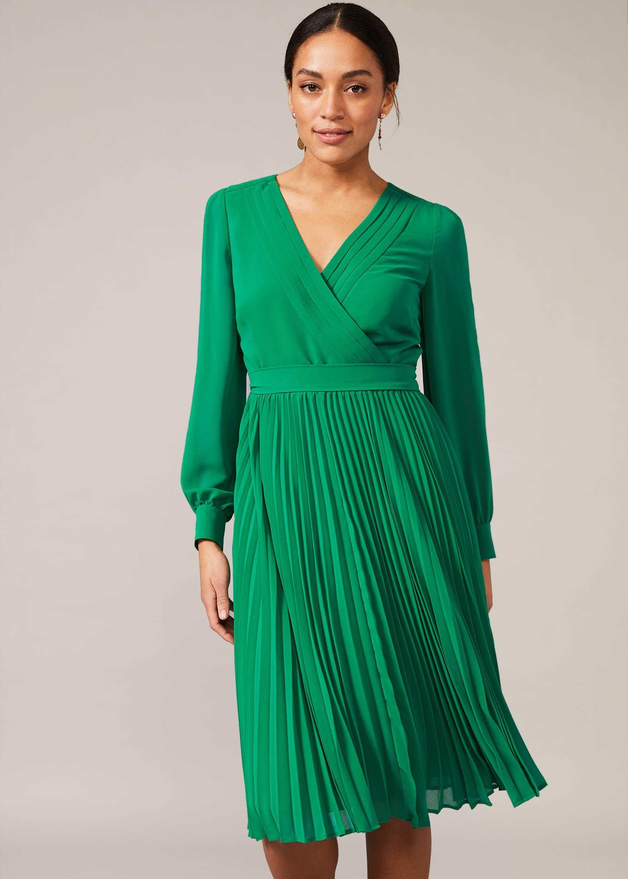 Isadora Pleated Dress